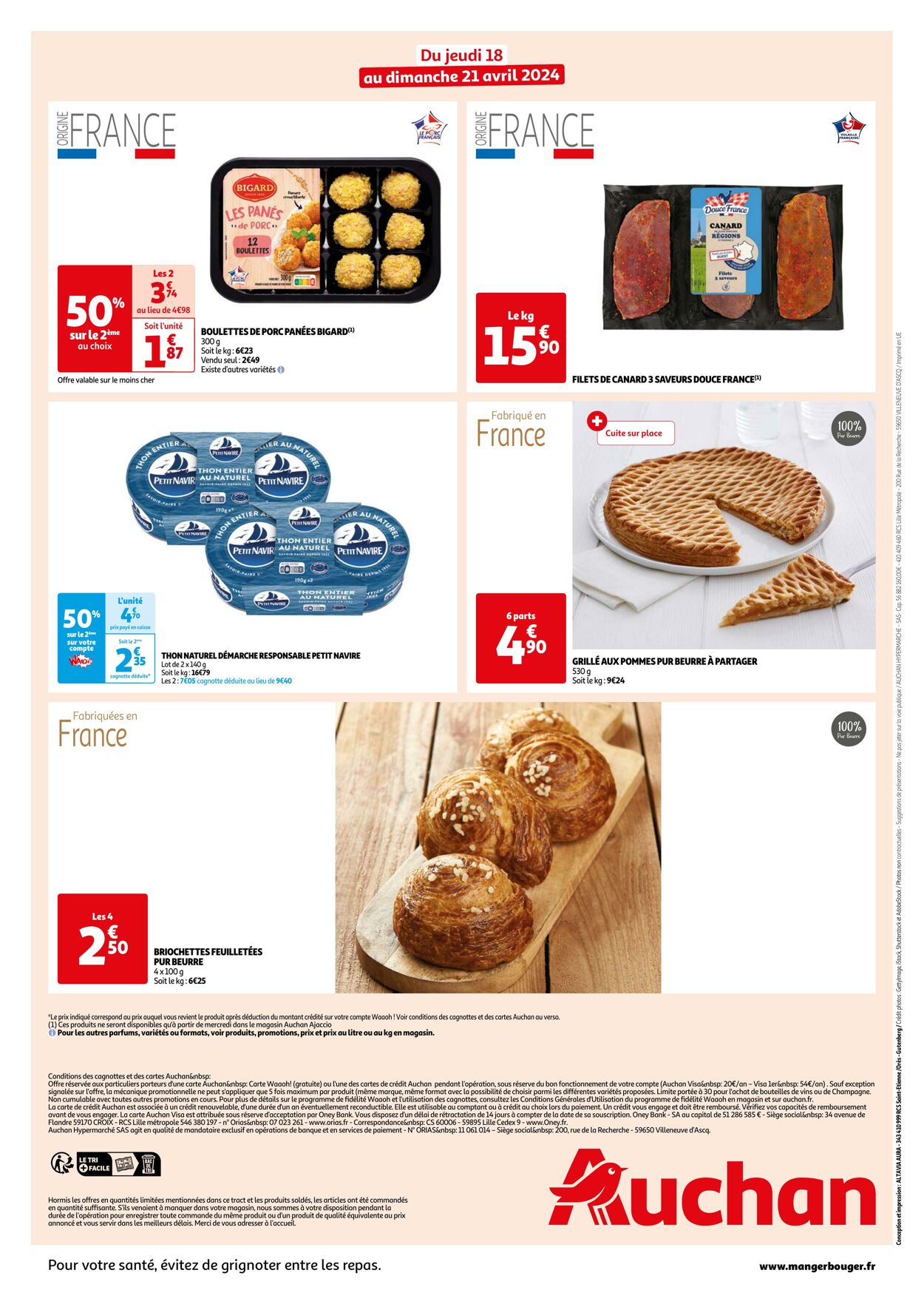 Auchan Catalogue du 18.04.2024
