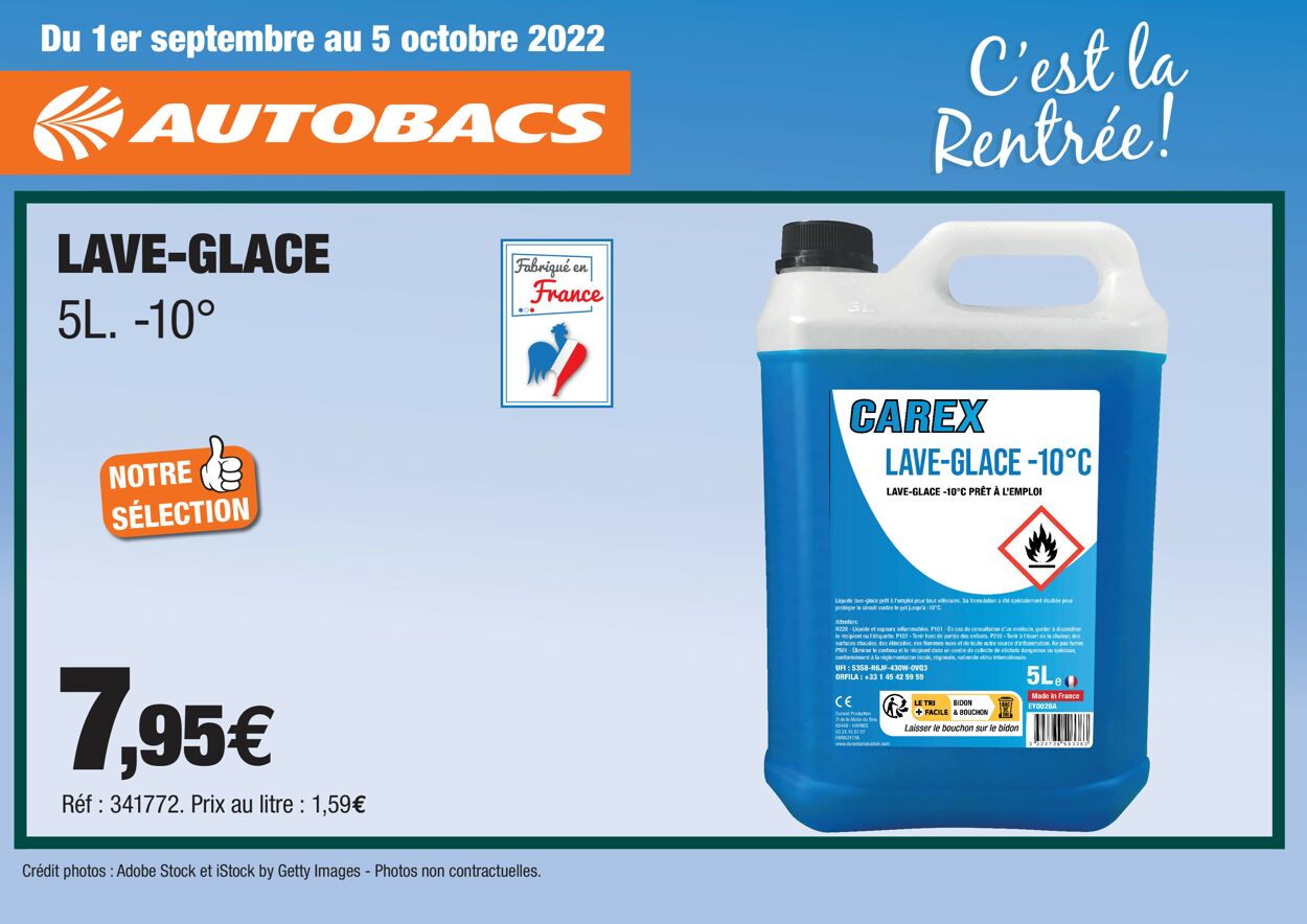 Autobacs Catalogue du 01.09.2022