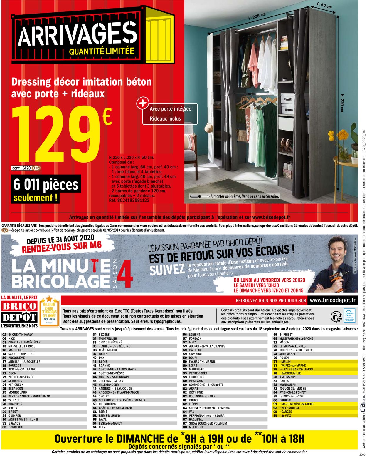 Brico Dépôt Catalogue du 18.09.2020