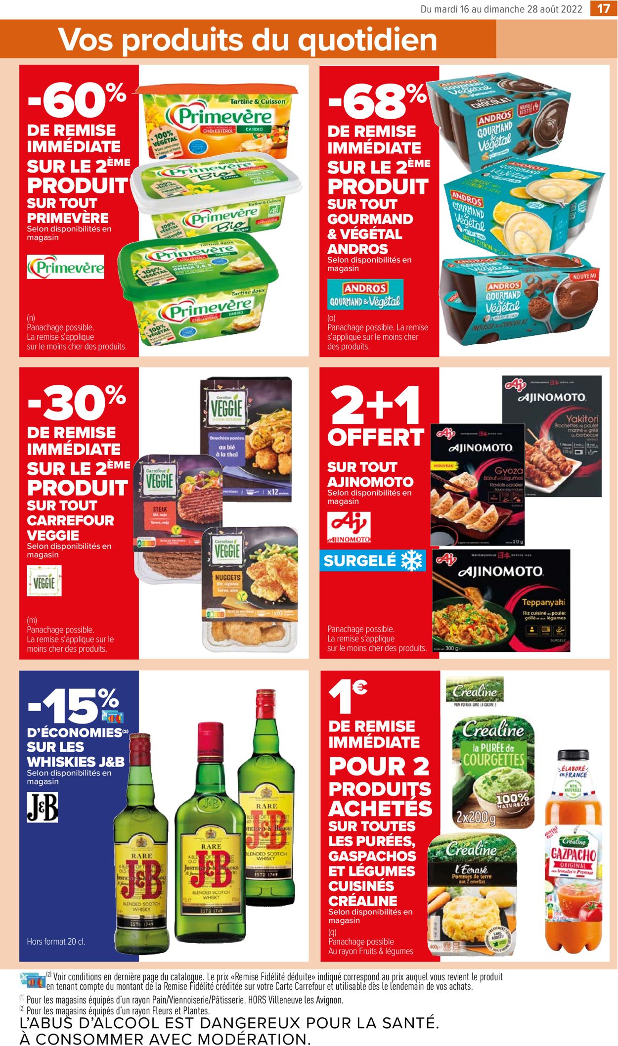 Carrefour Market Catalogue du 16.08.2022