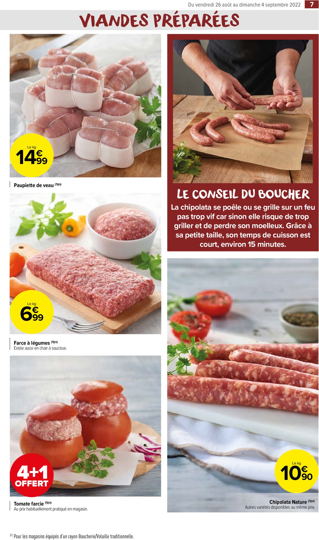Carrefour Market Catalogue du 26.08.2022