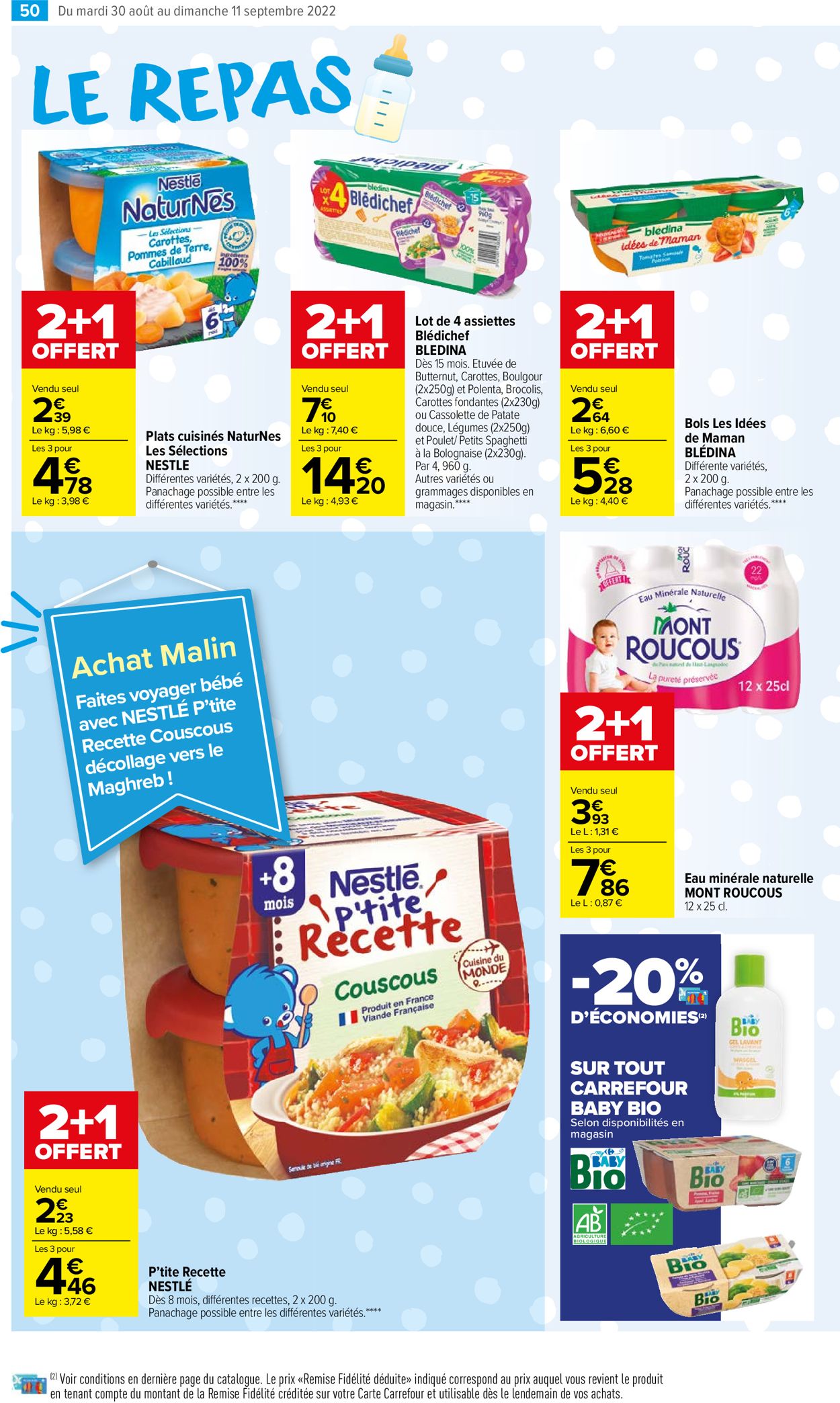 Carrefour Market Catalogue du 30.08.2022