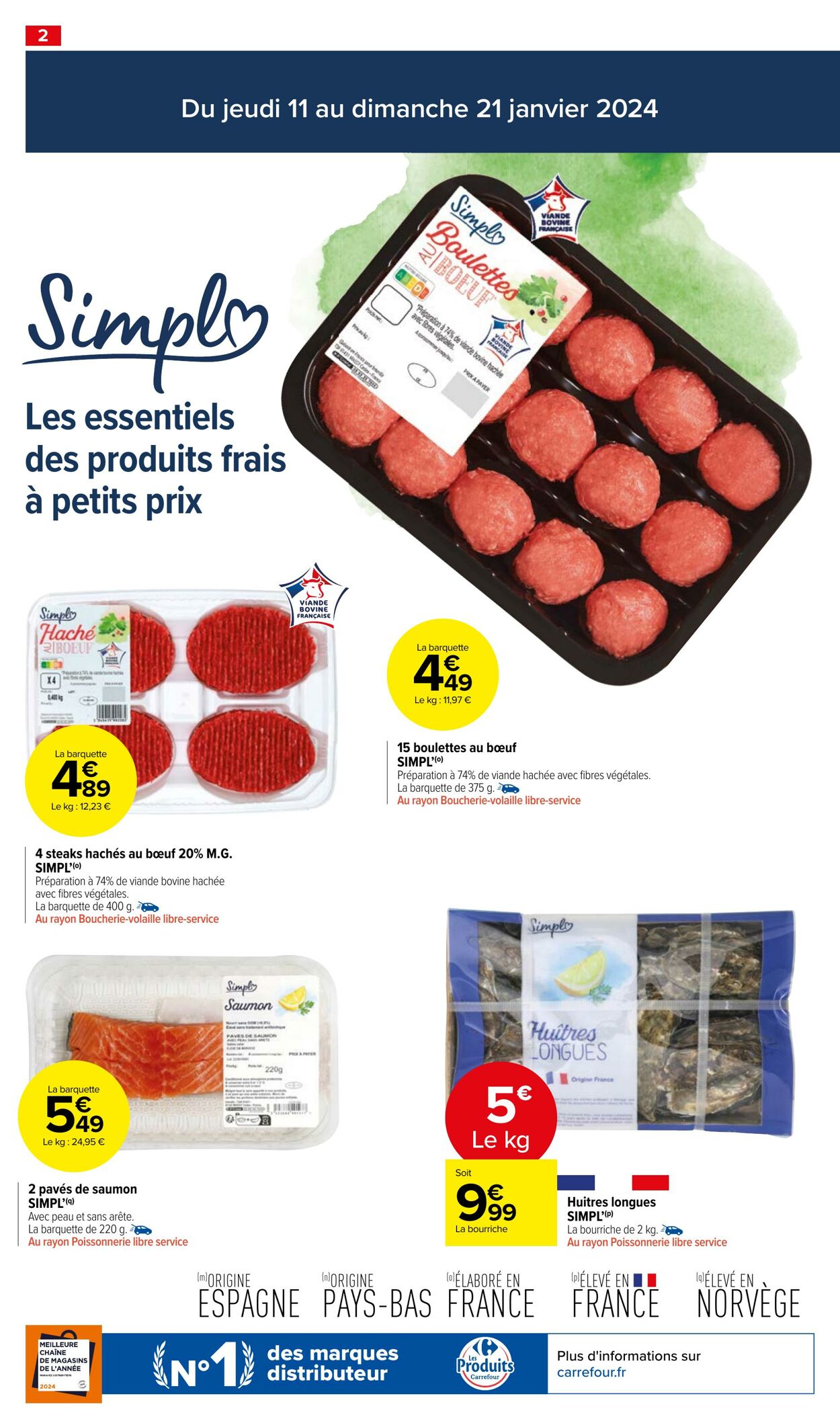 Carrefour Market Catalogue du 11.01.2024
