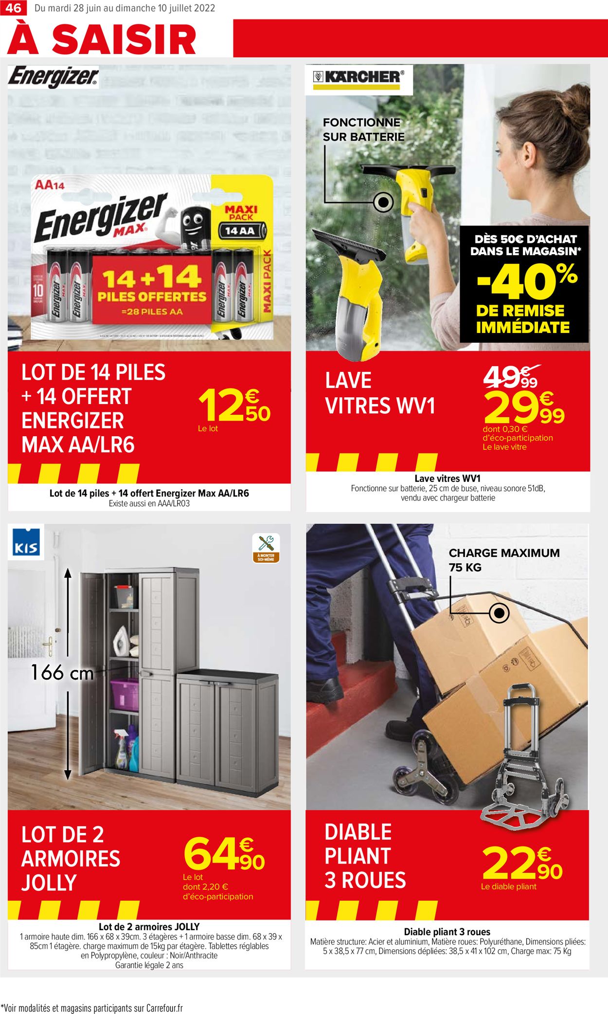 Carrefour Catalogue du 28.06.2022