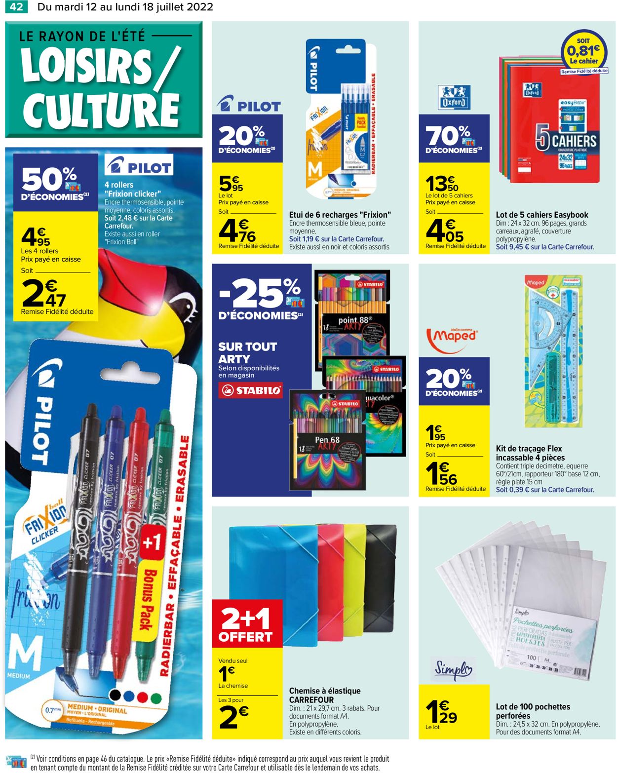 Carrefour Catalogue du 12.07.2022