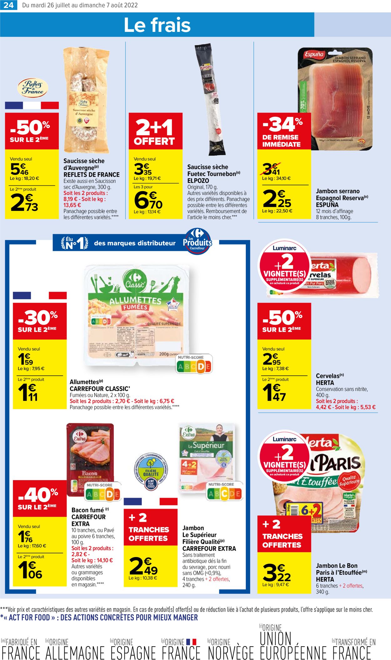 Carrefour Catalogue du 26.07.2022