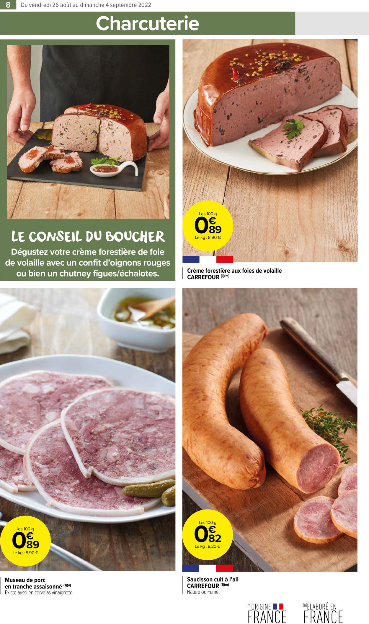 Carrefour Catalogue du 26.08.2022
