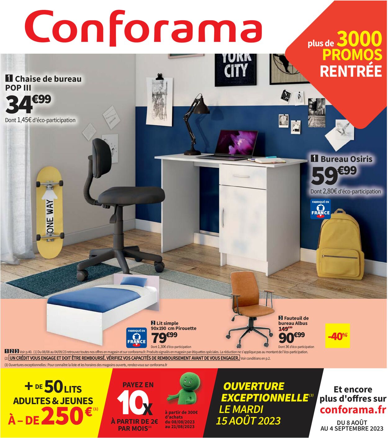 Conforama Catalogue du 08.08.2023