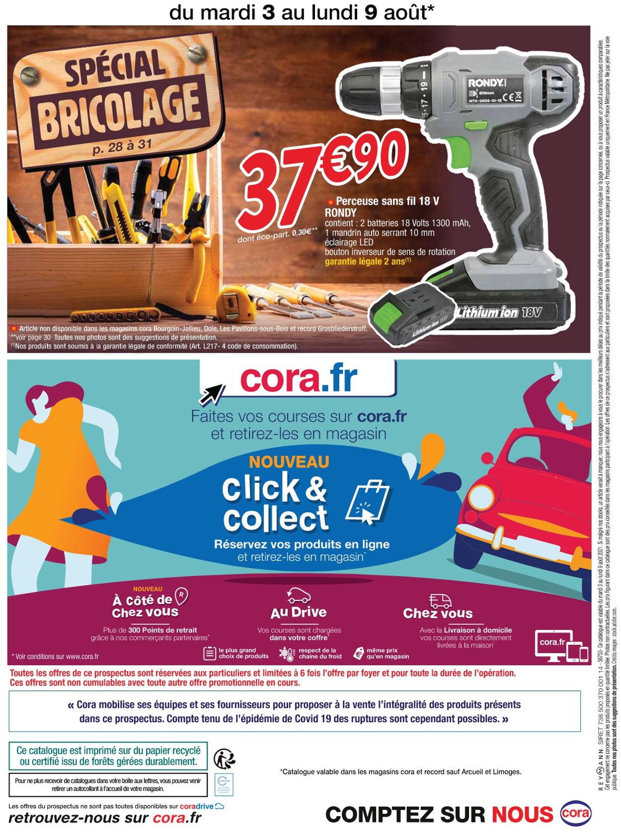 Cora Catalogue du 03.08.2021
