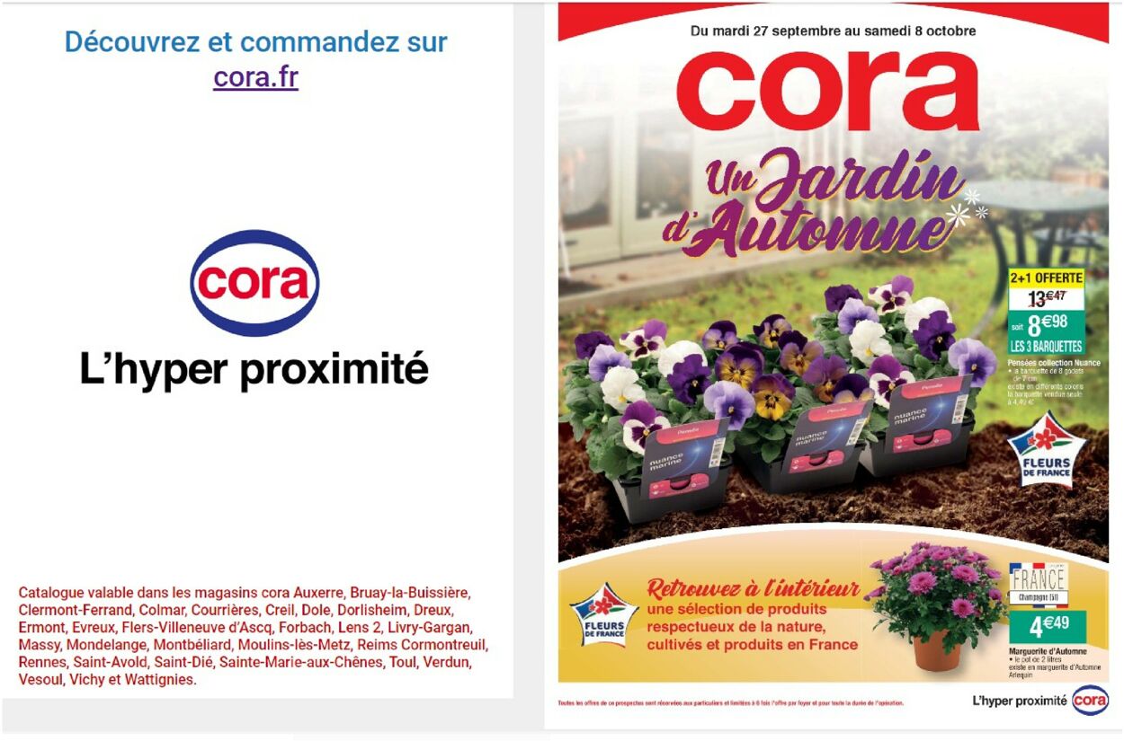 Cora Catalogue du 27.09.2022