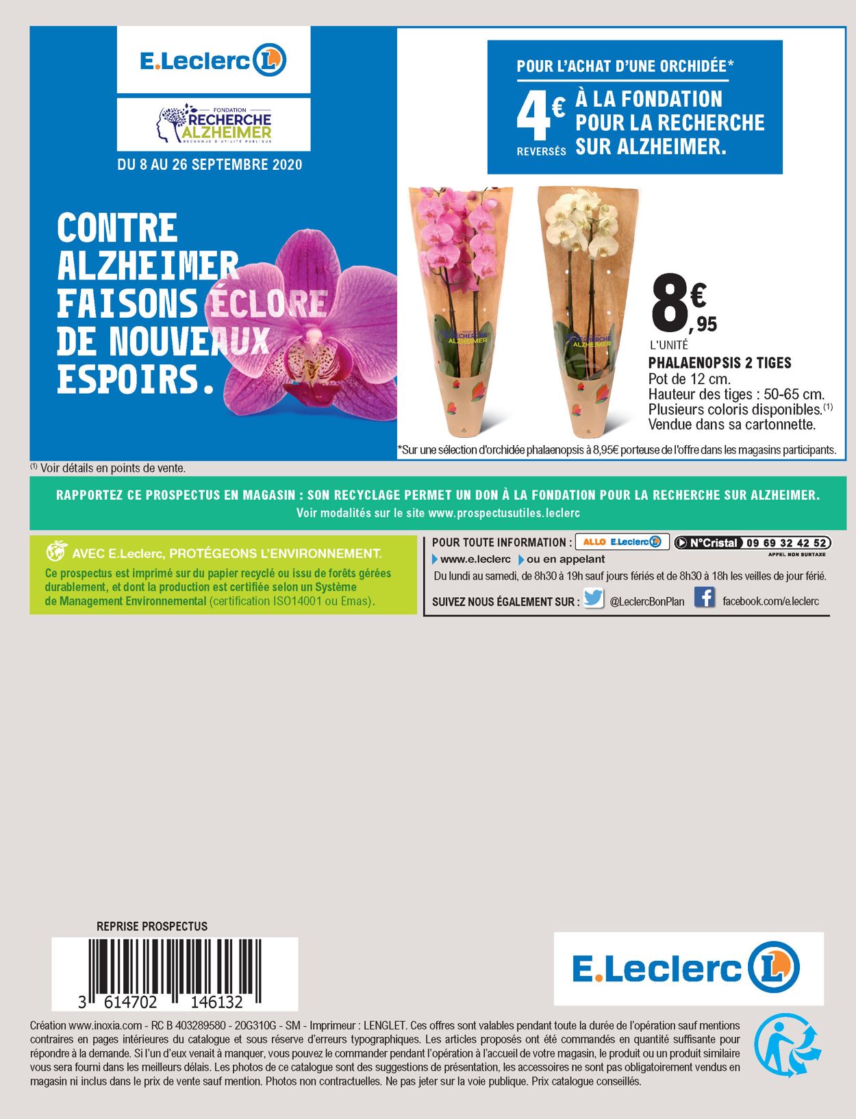E.leclerc Catalogue du 15.09.2020