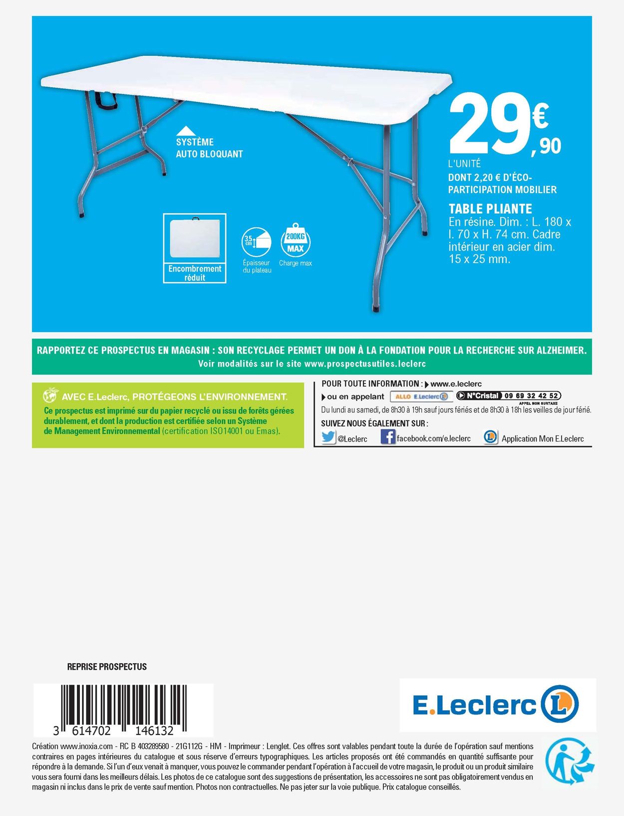 E.leclerc Catalogue du 29.06.2021