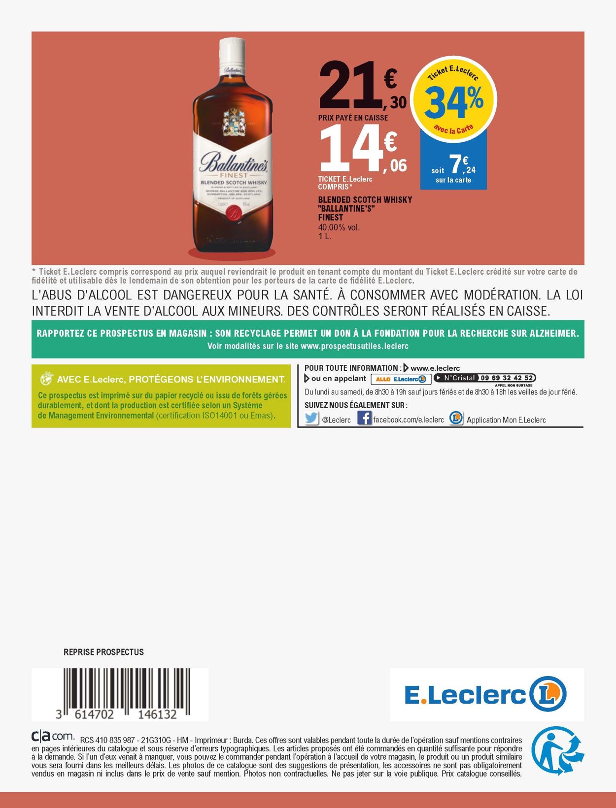 E.leclerc Catalogue du 02.11.2021