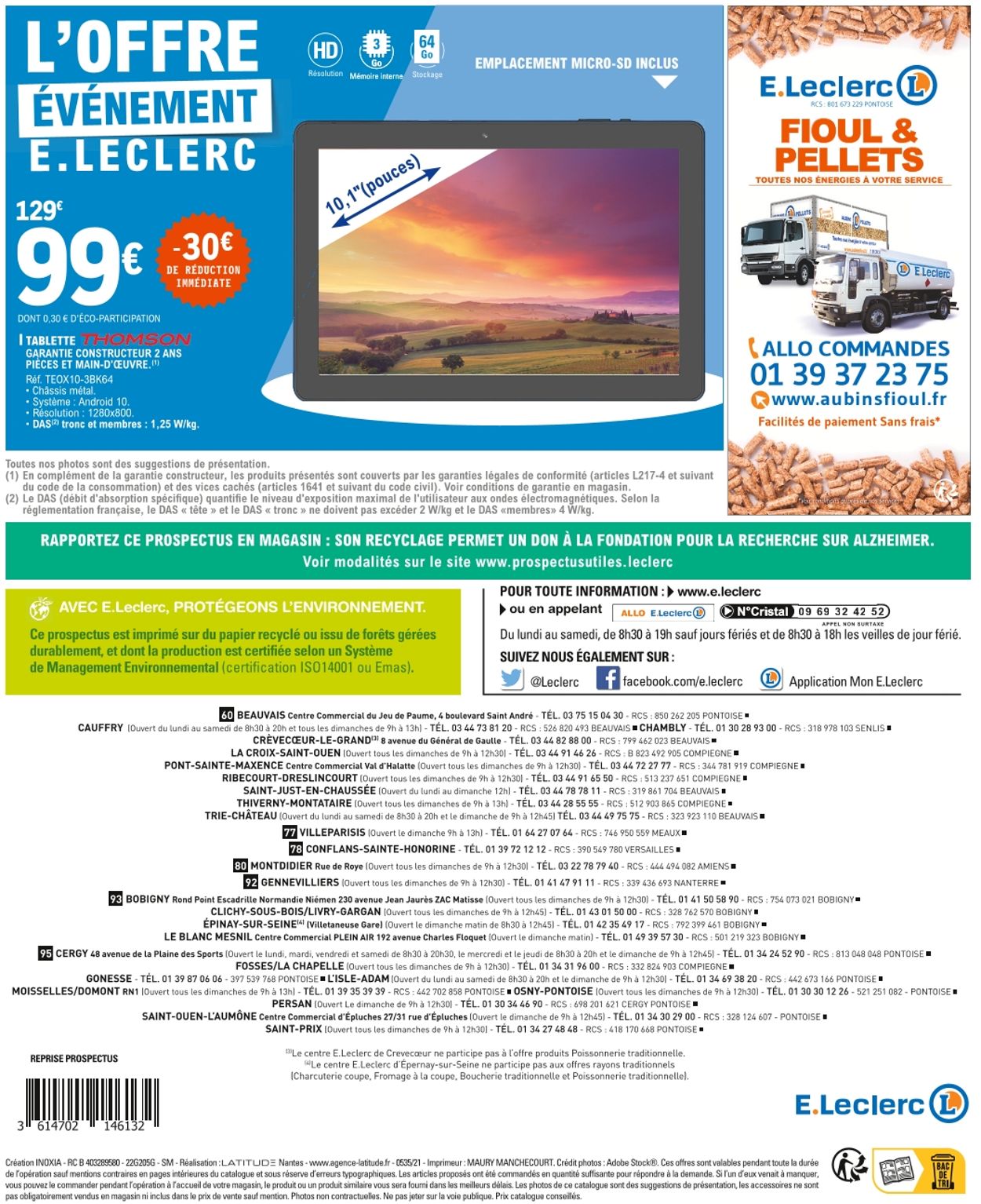 E.leclerc Catalogue du 12.04.2022