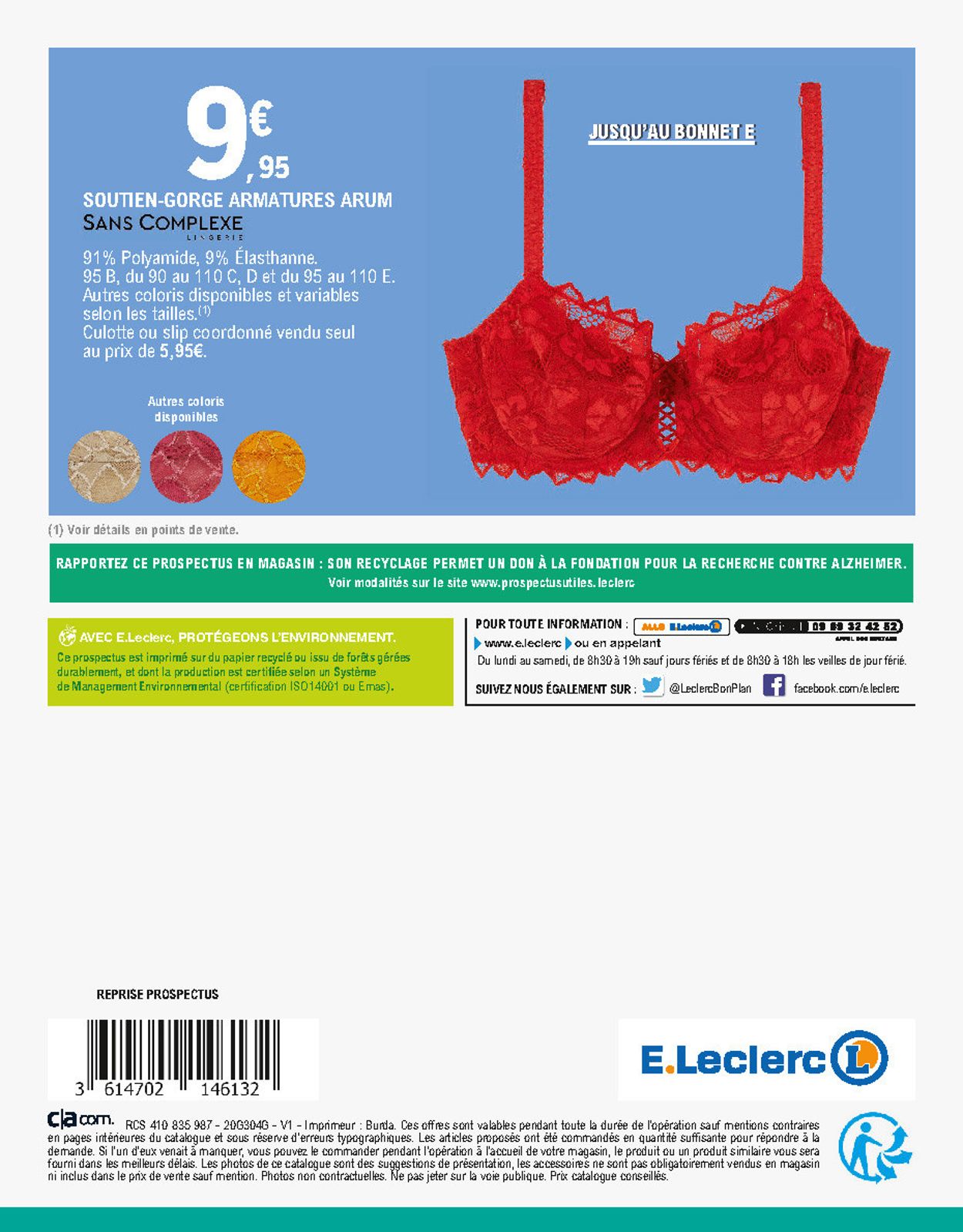 E.leclerc Catalogue du 28.01.2020