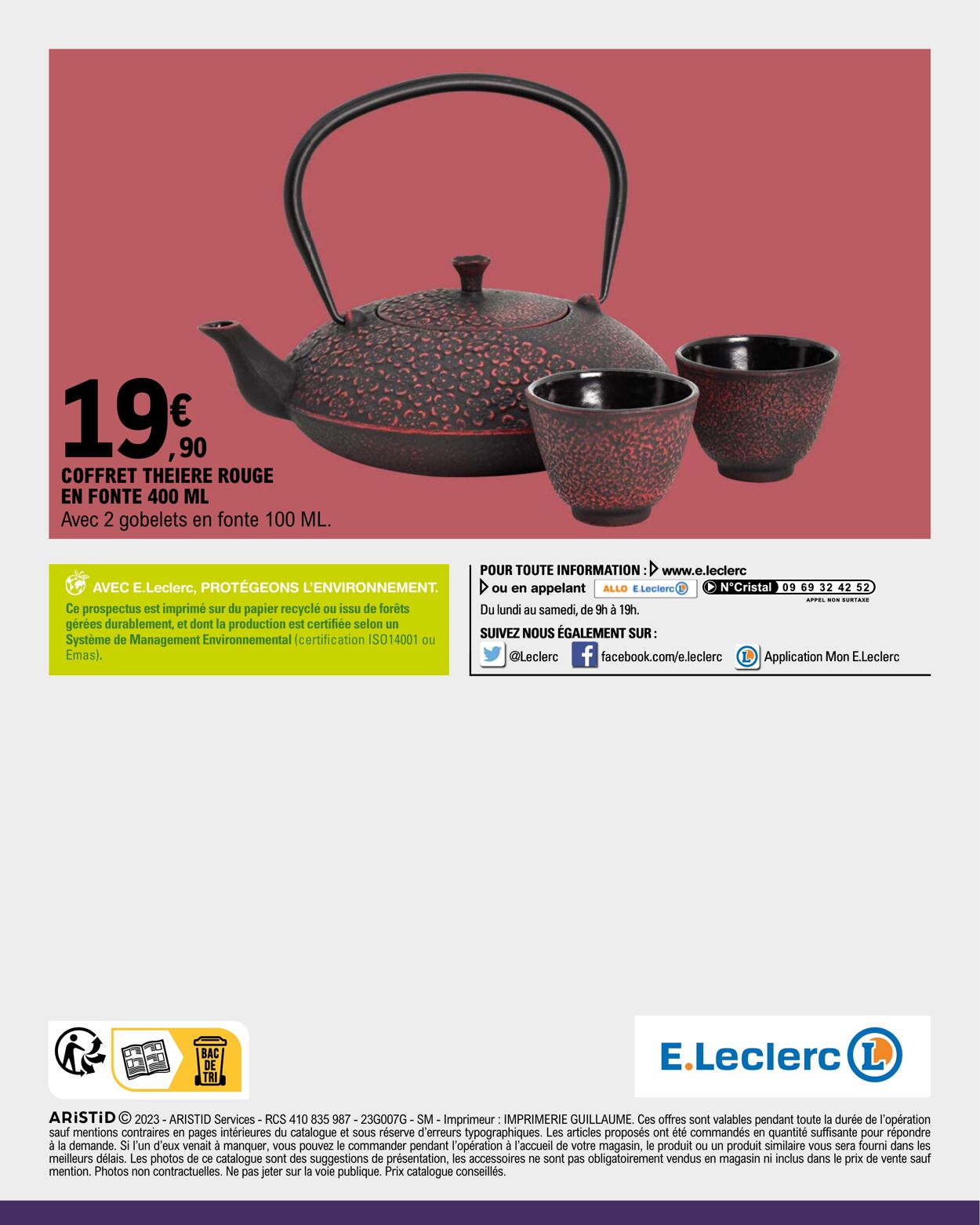 E.leclerc Catalogue du 28.11.2023