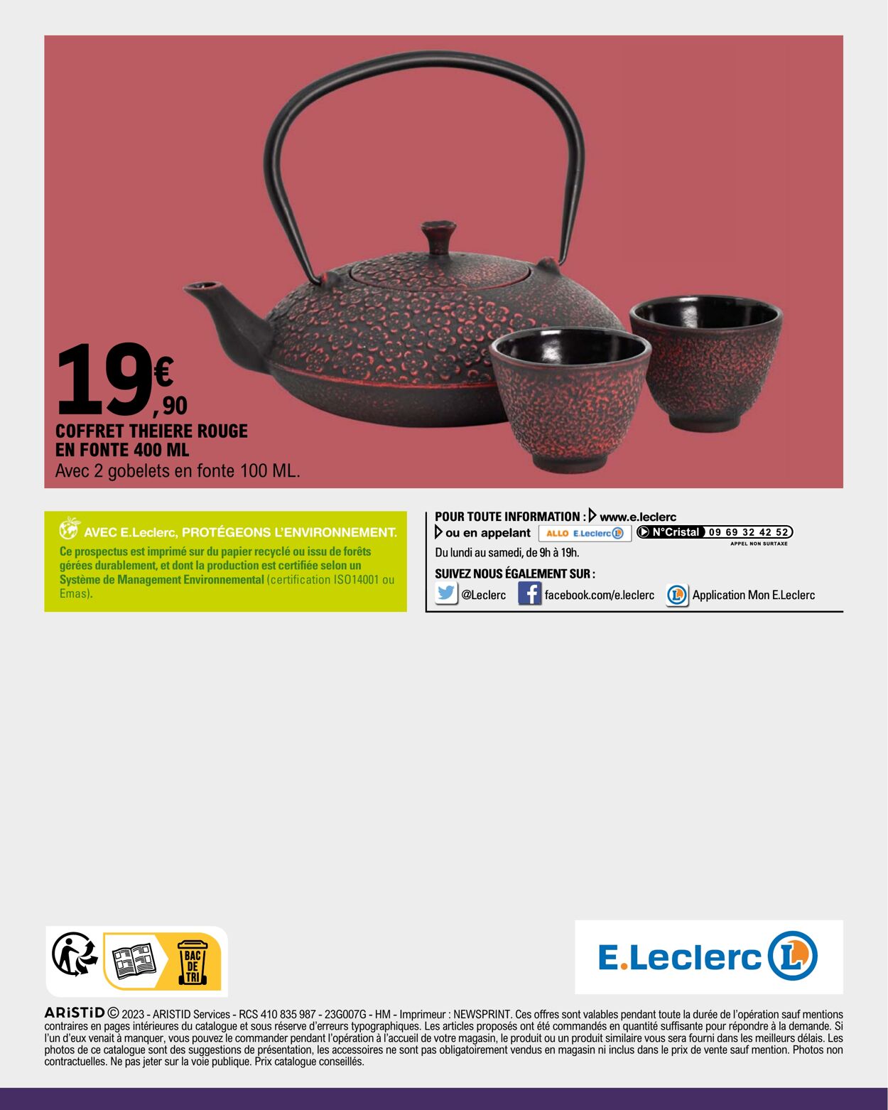 E.leclerc Catalogue du 28.11.2023