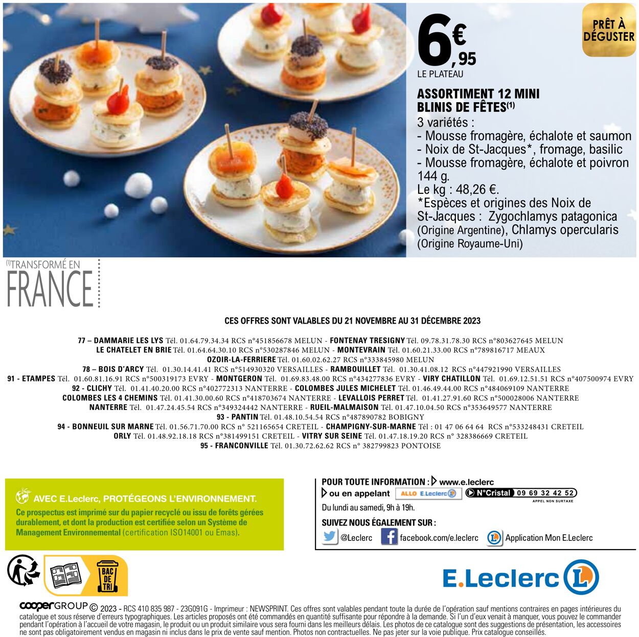 E.leclerc Catalogue du 21.11.2023