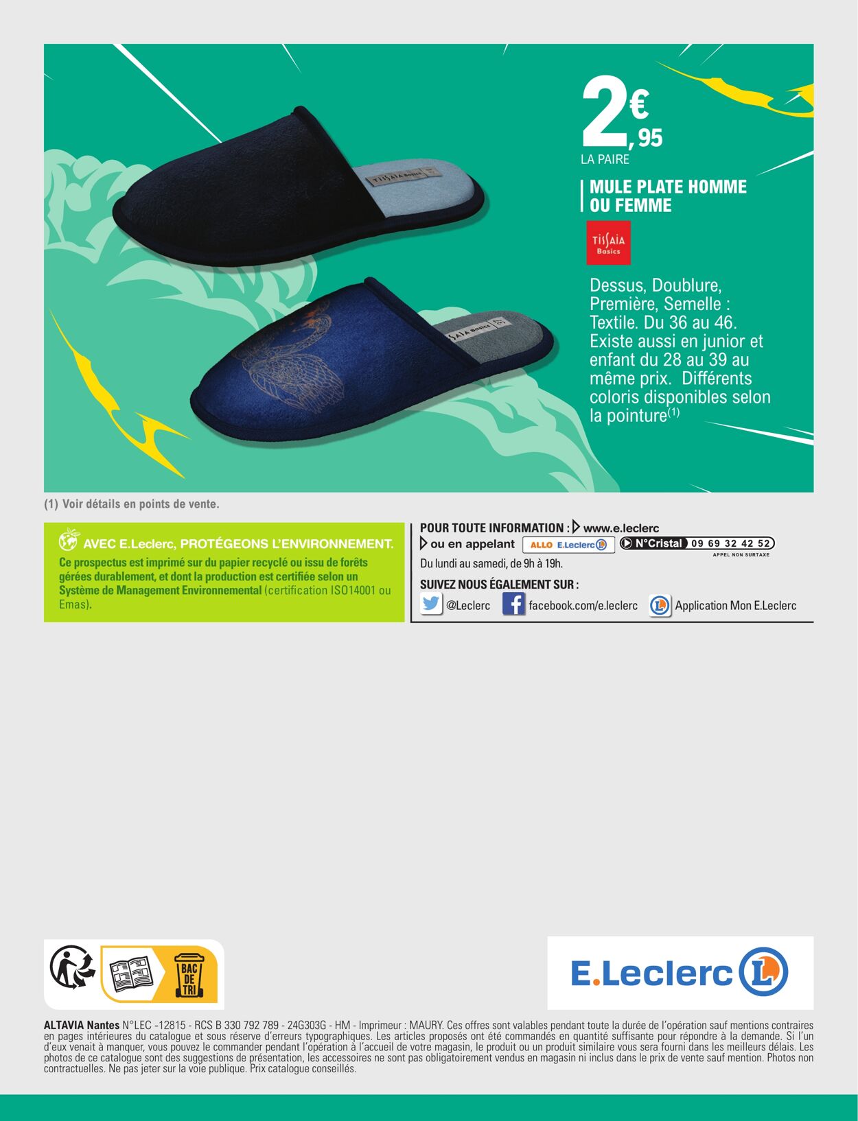 E.leclerc Catalogue du 16.01.2024
