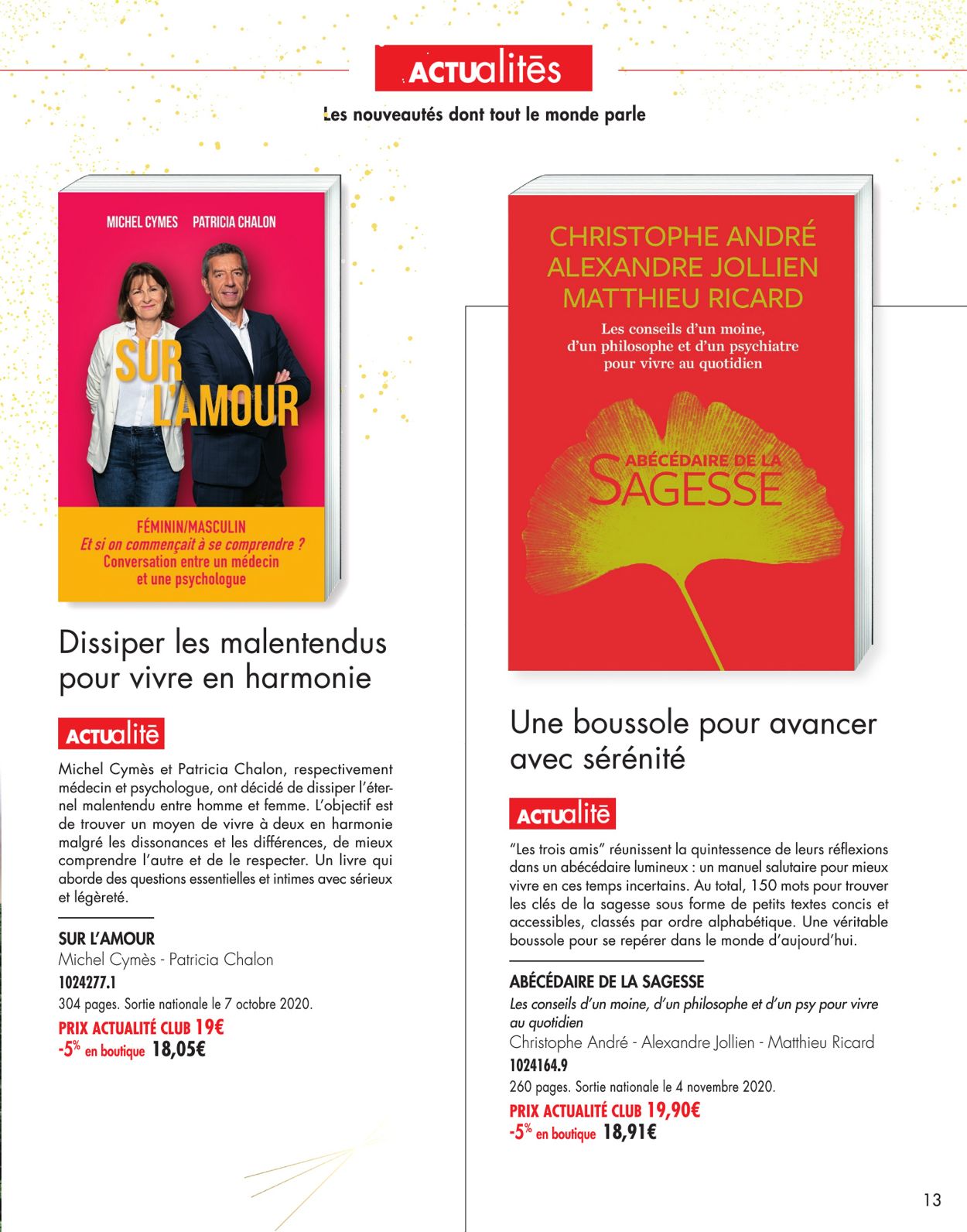 France Loisirs Catalogue du 09.10.2020