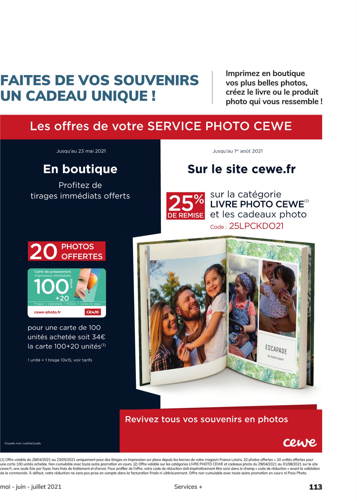 France Loisirs Catalogue du 01.05.2021