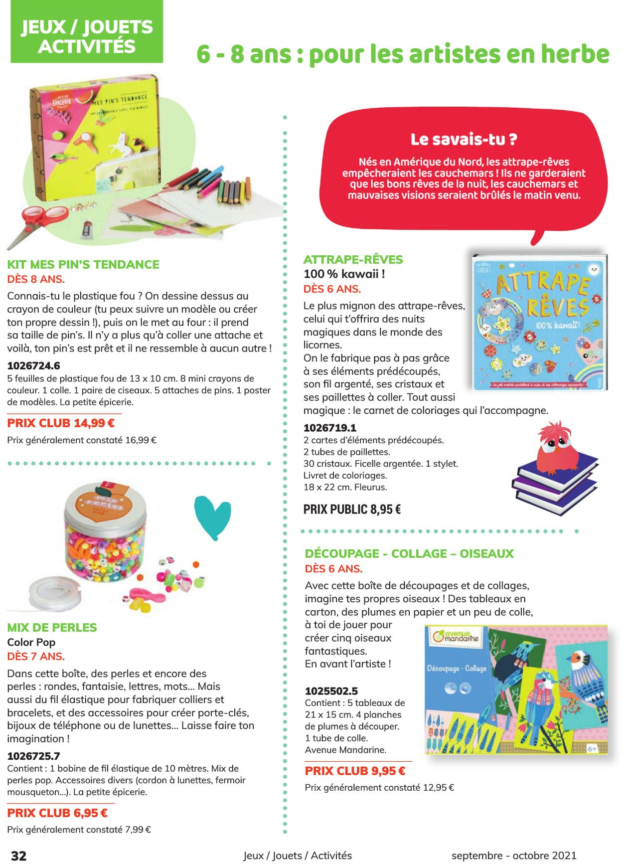 France Loisirs Catalogue du 04.09.2021