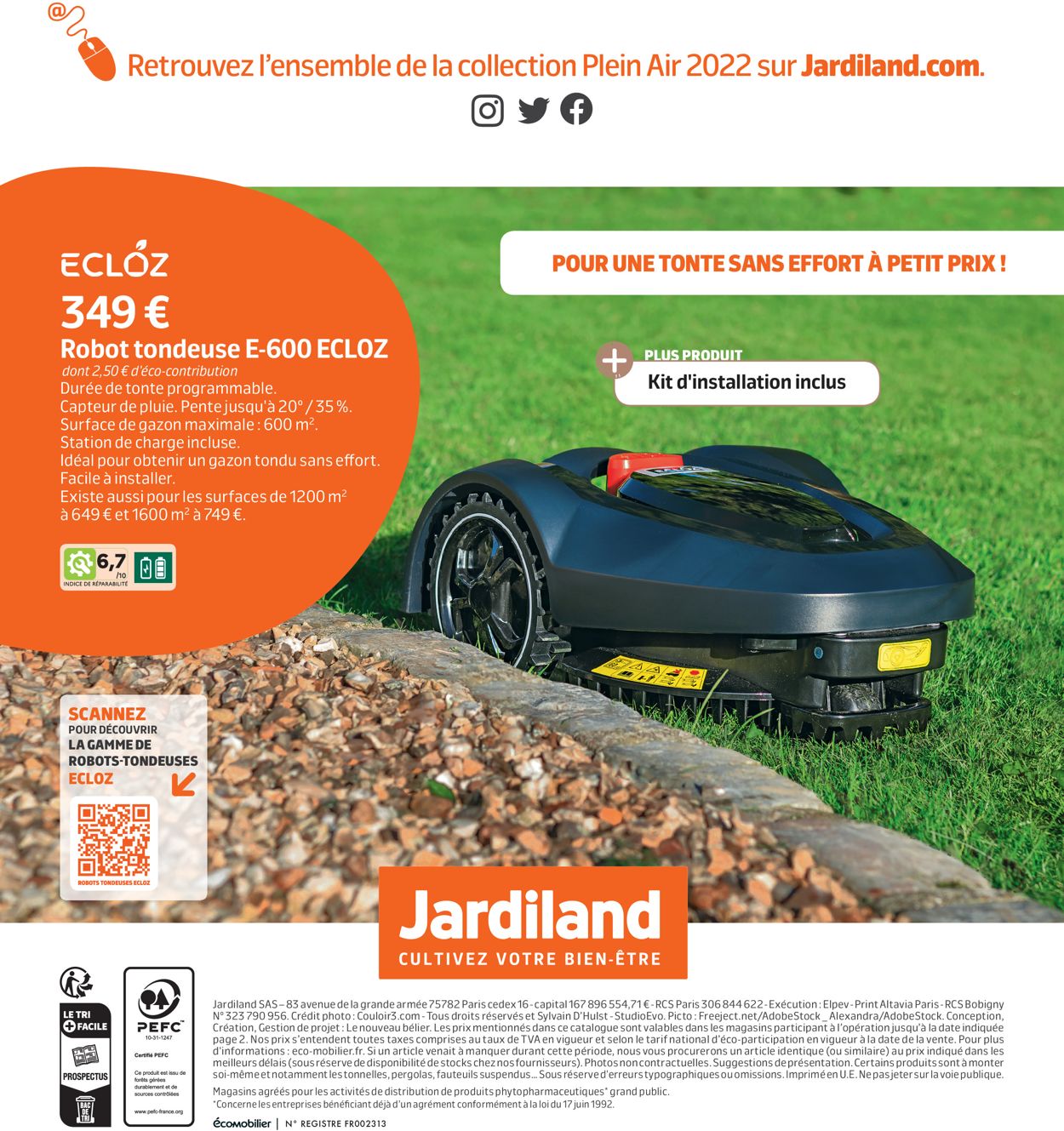 Jardiland Catalogue du 01.03.2022