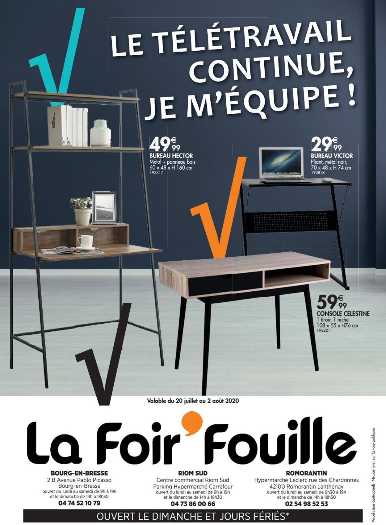 La Foir'Fouille Catalogue du 20.07.2020