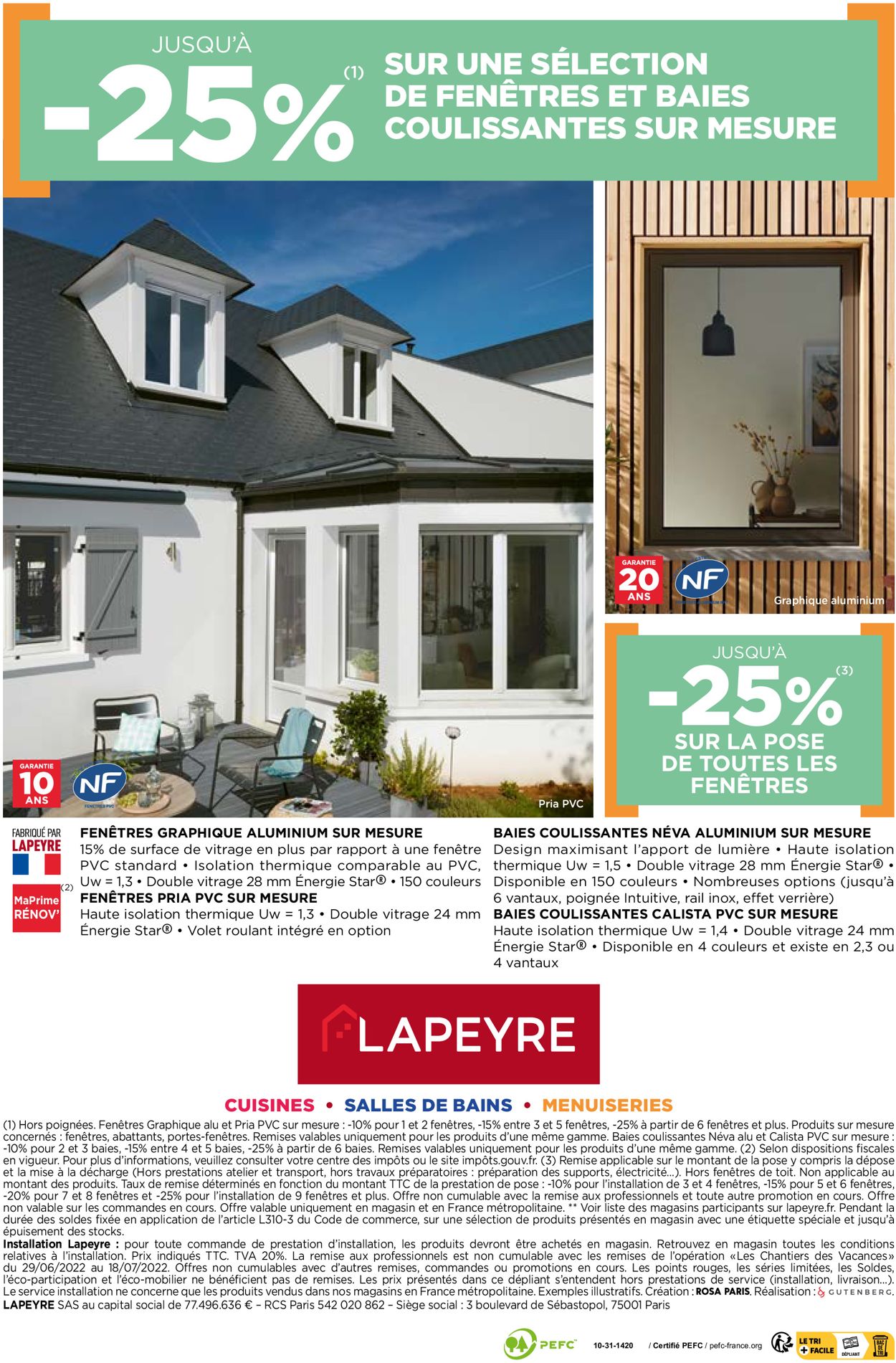 Lapeyre Catalogue du 29.06.2022