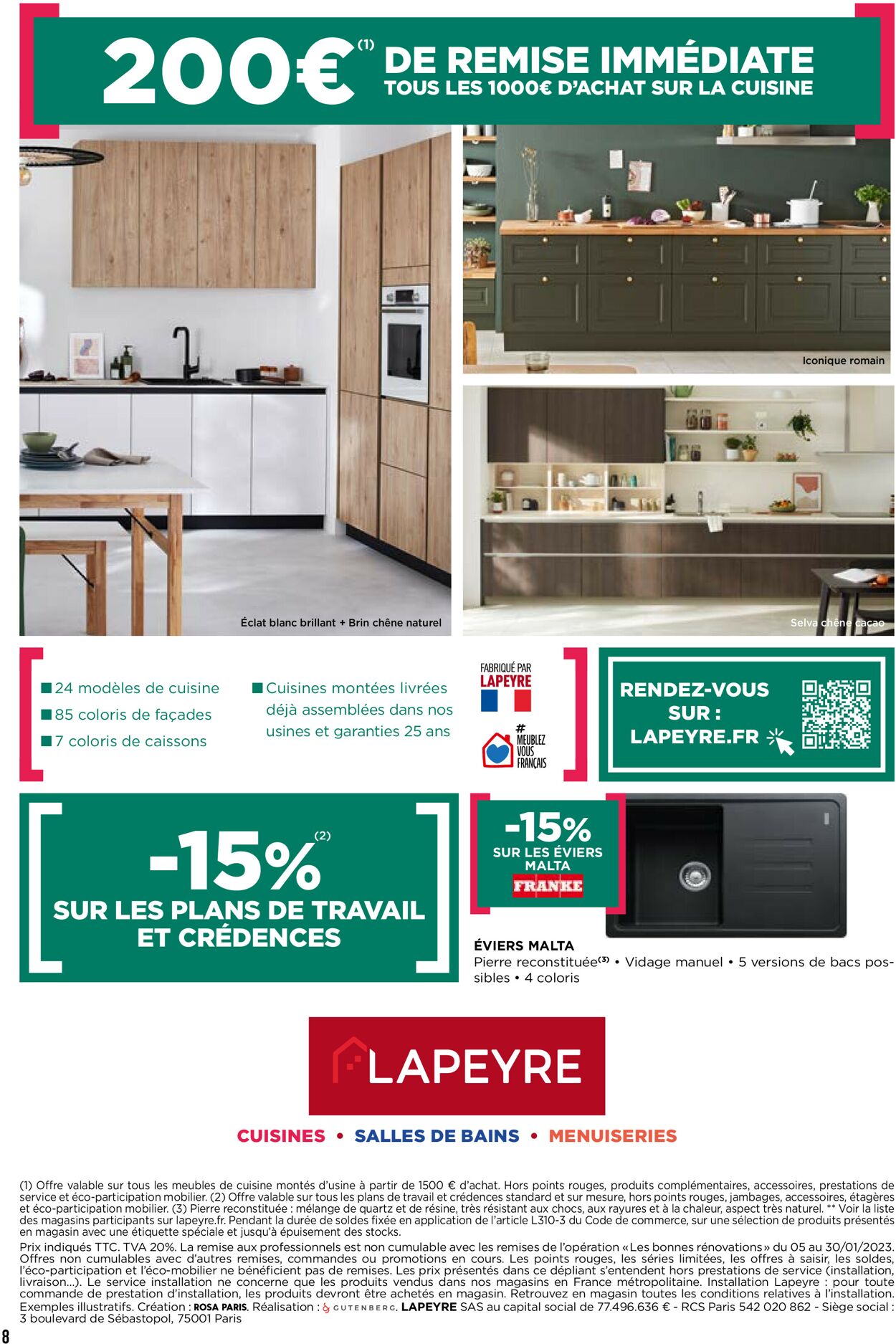 Lapeyre Catalogue du 05.01.2023