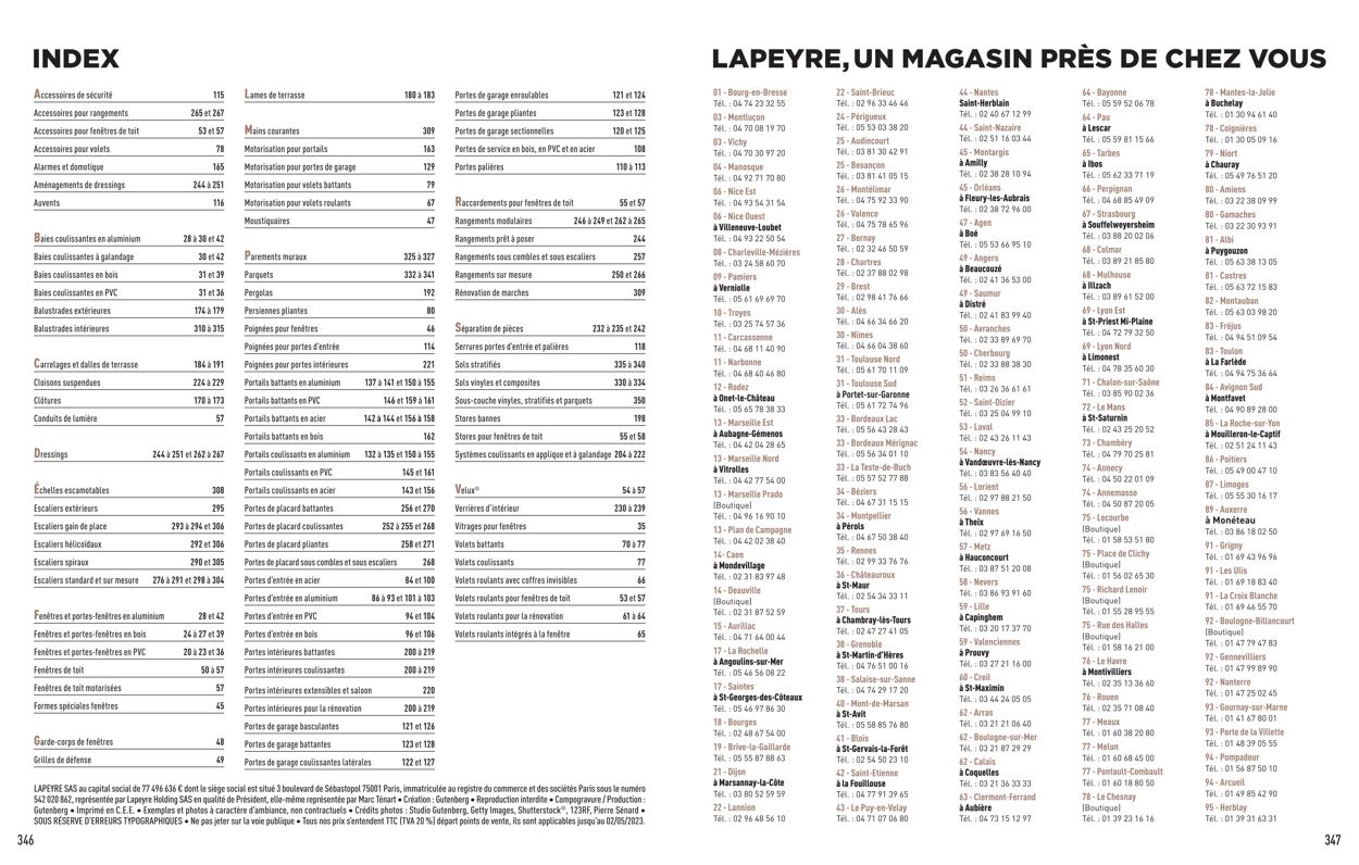 Lapeyre Catalogue du 01.04.2024
