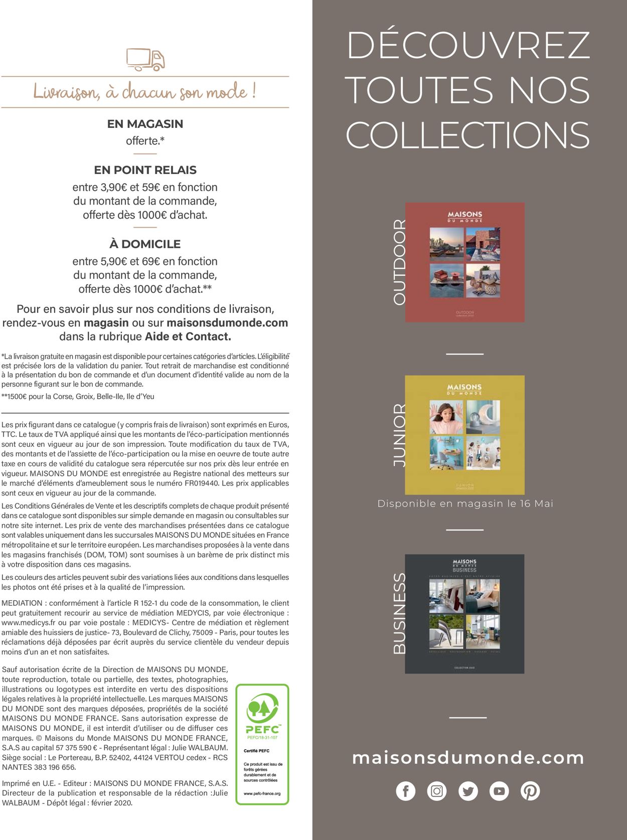Maisons du Monde Catalogue du 02.03.2020