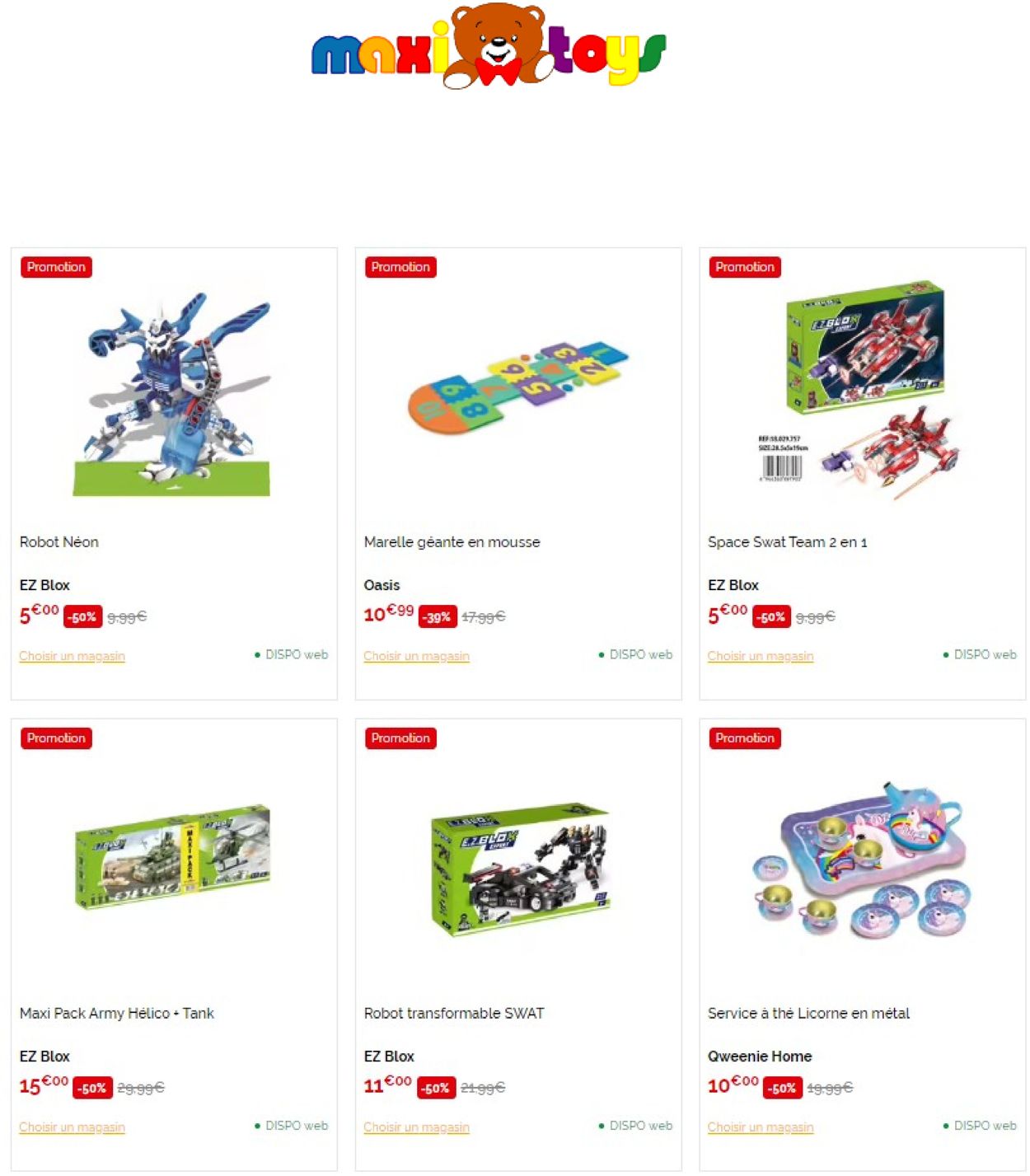 Maxi Toys Catalogue du 20.06.2022
