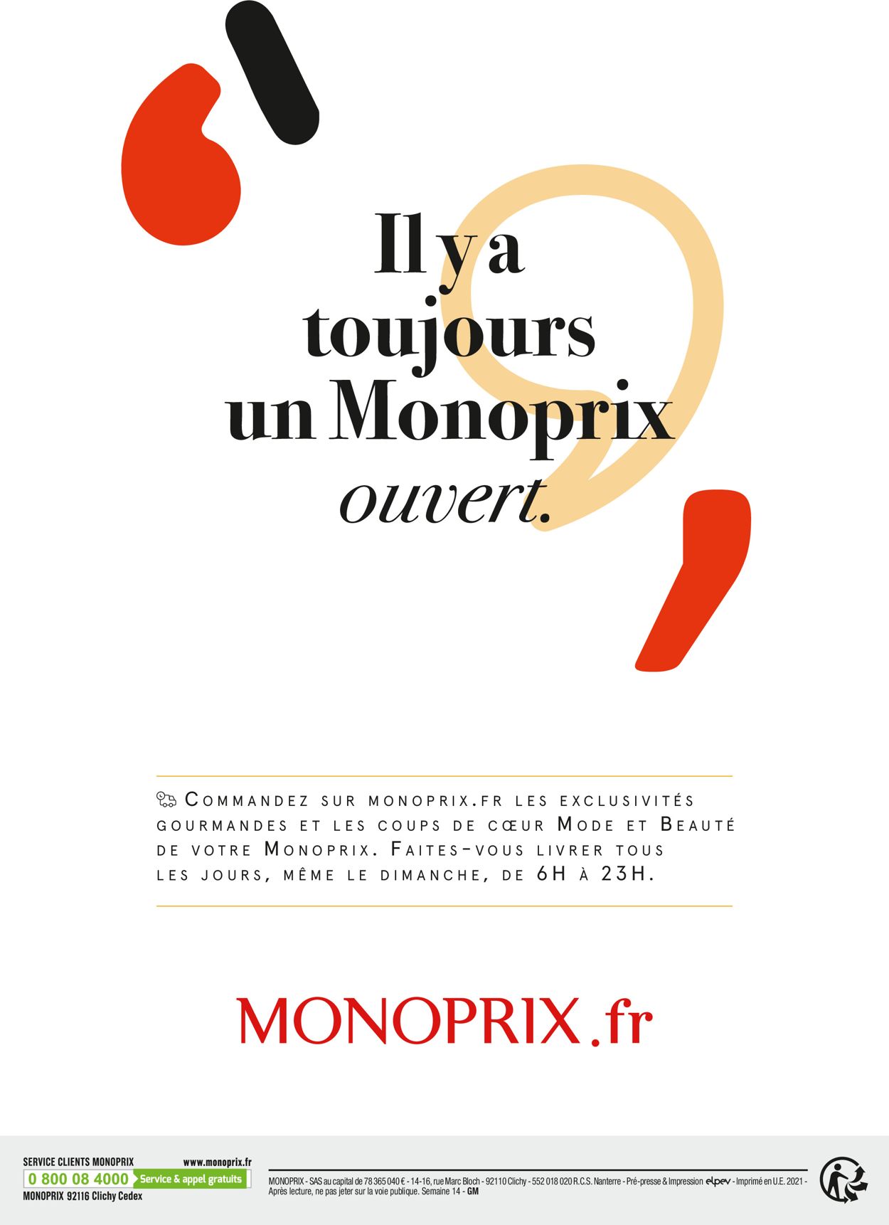 Monoprix Catalogue du 07.04.2021
