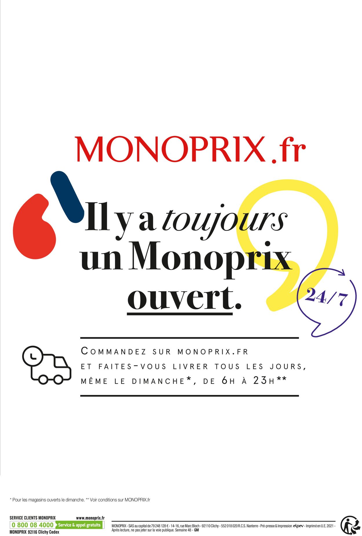 Monoprix Catalogue du 05.12.2021