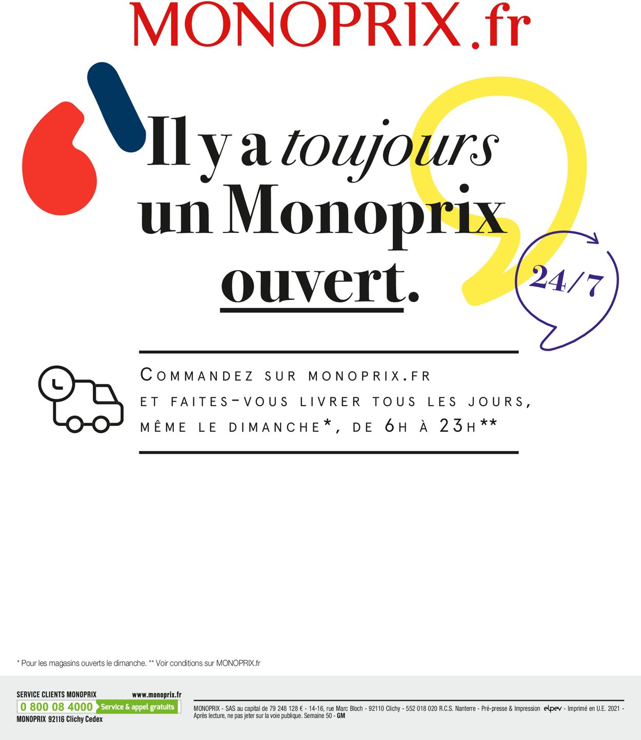 Monoprix Catalogue du 15.12.2021
