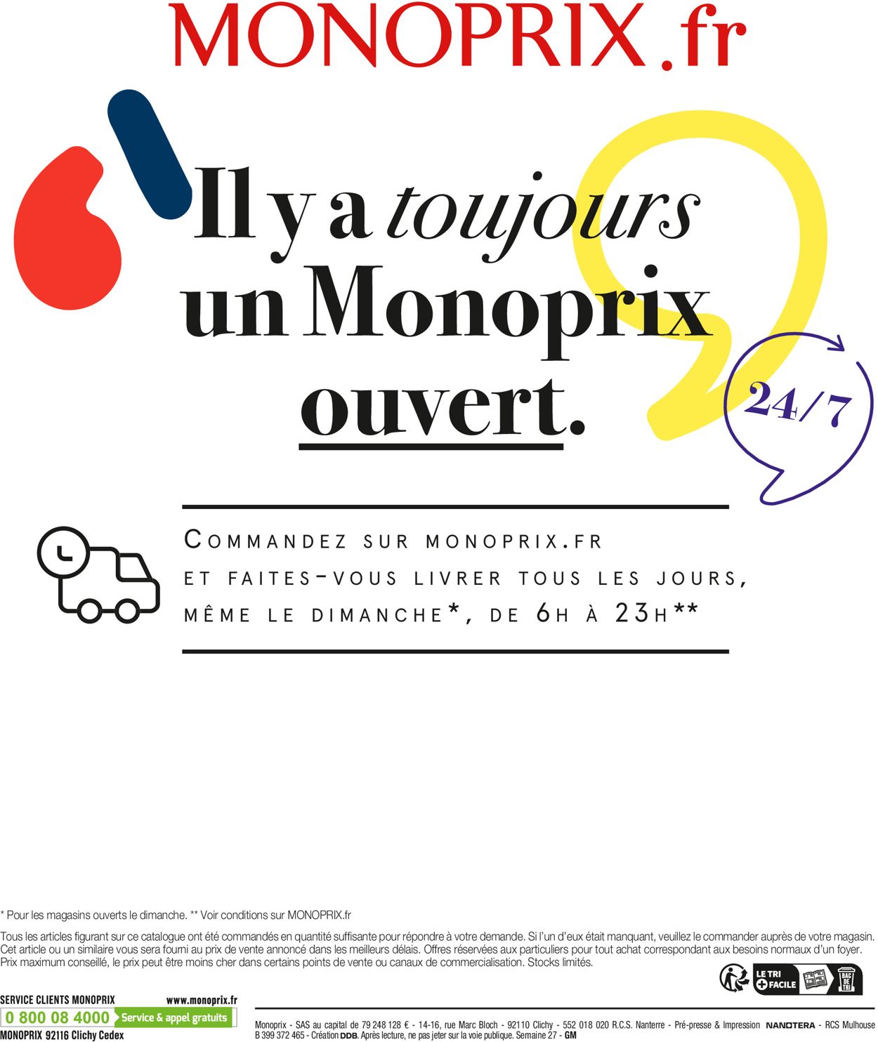 Monoprix Catalogue du 06.07.2022