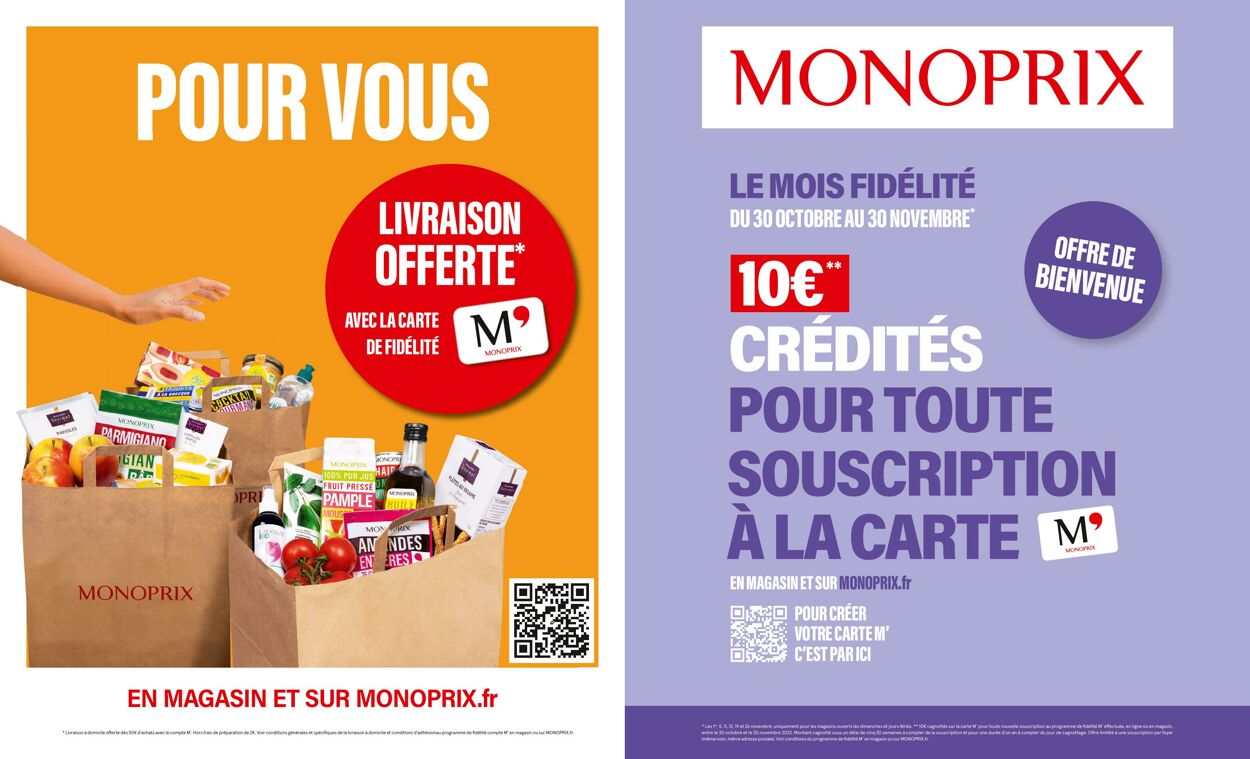 Monoprix Catalogue du 08.11.2023