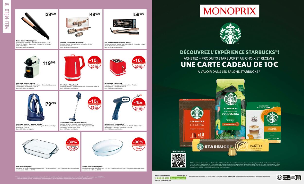 Monoprix Catalogue du 08.11.2023