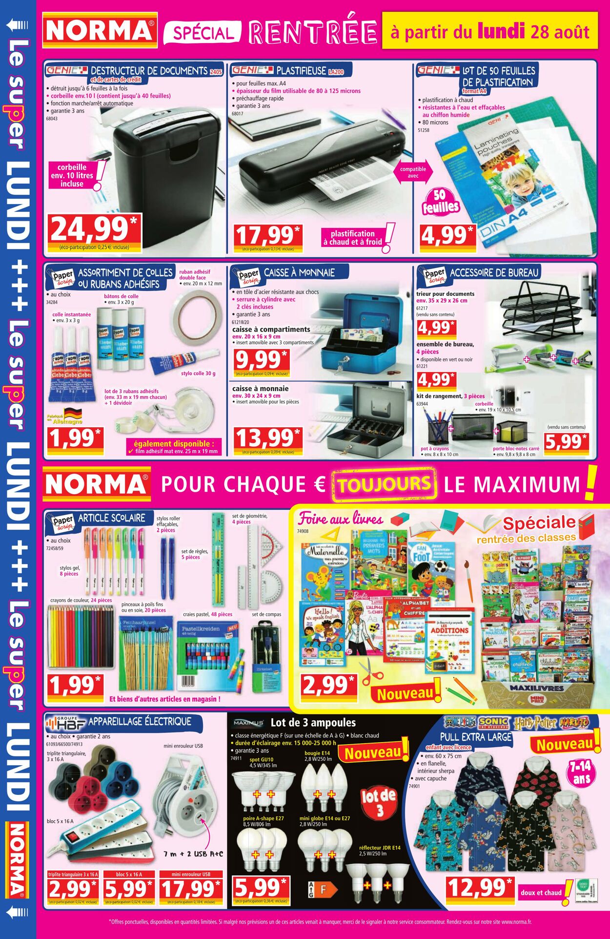 Norma Catalogue du 23.08.2023