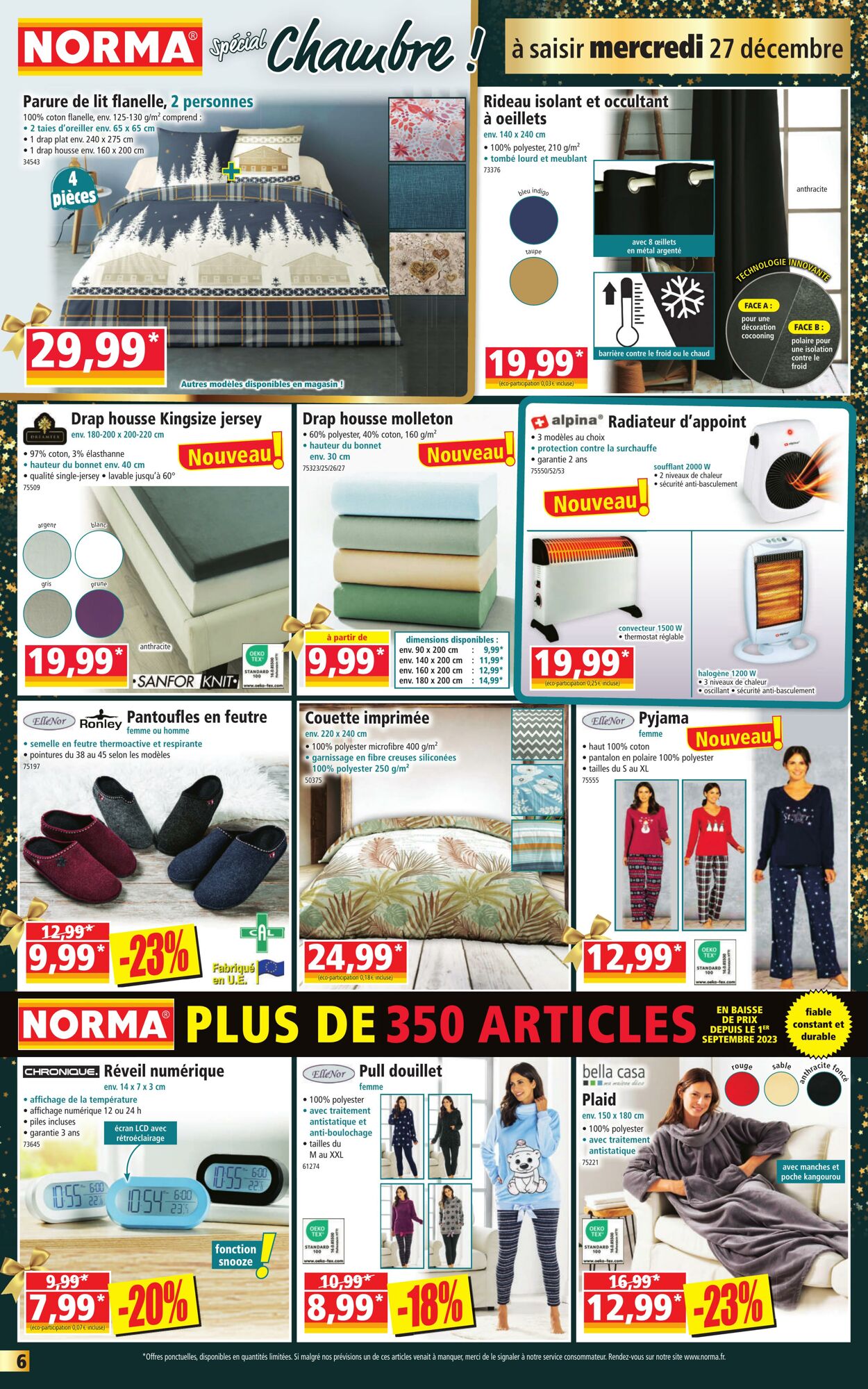 Norma Catalogue du 27.12.2023