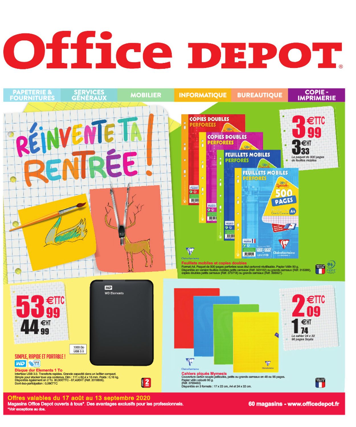 Office Depot Catalogue du 17.08.2020