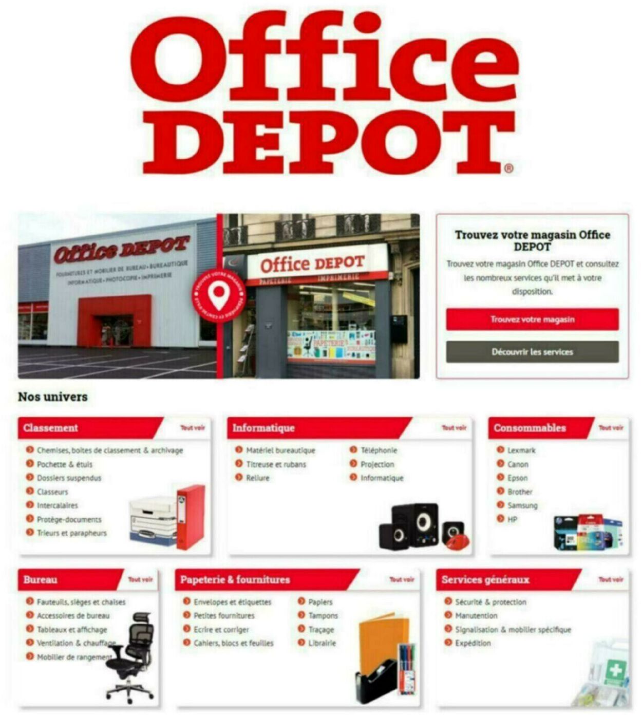 Office Depot Catalogue du 01.10.2023