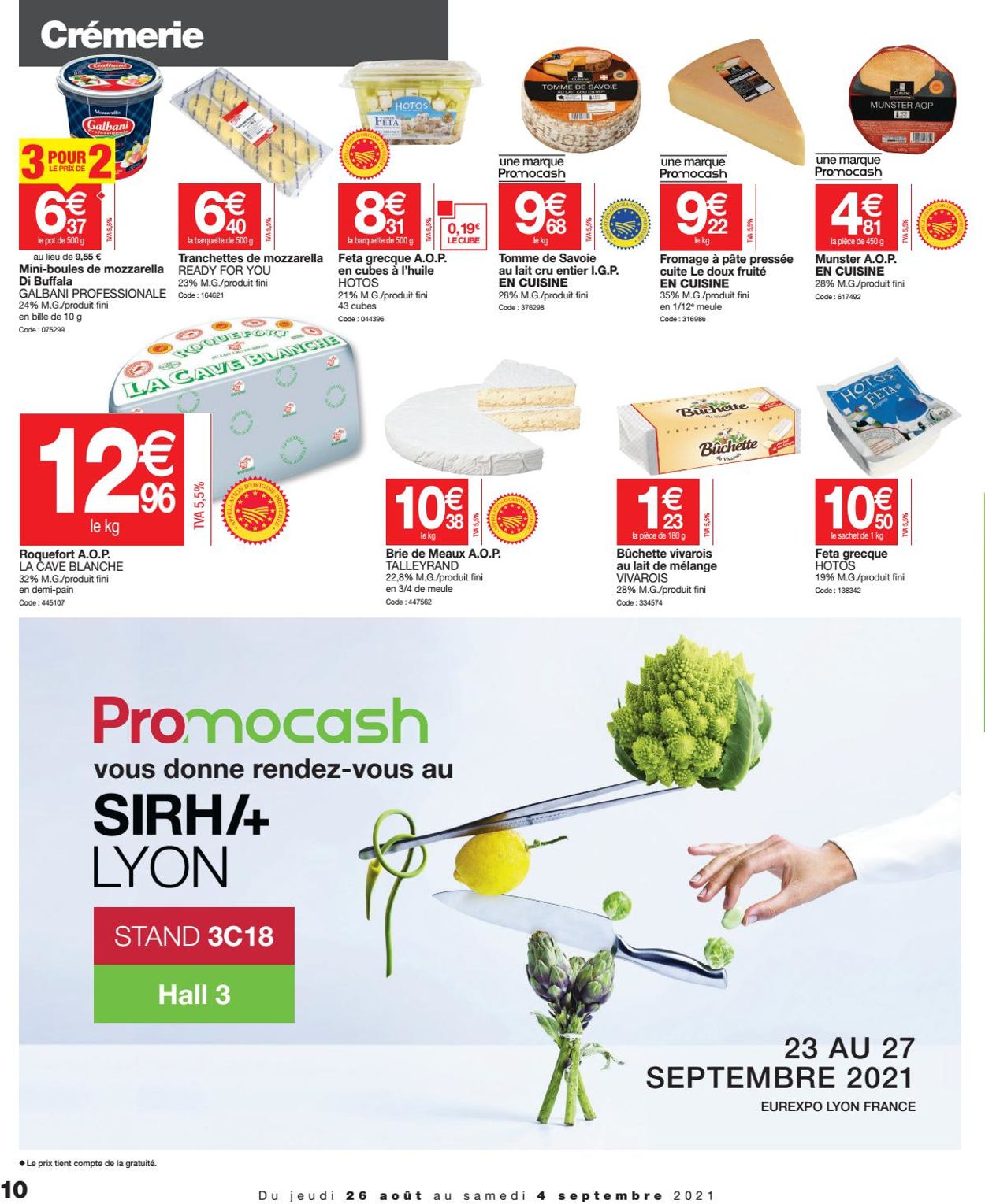 Promocash Catalogue du 26.08.2021