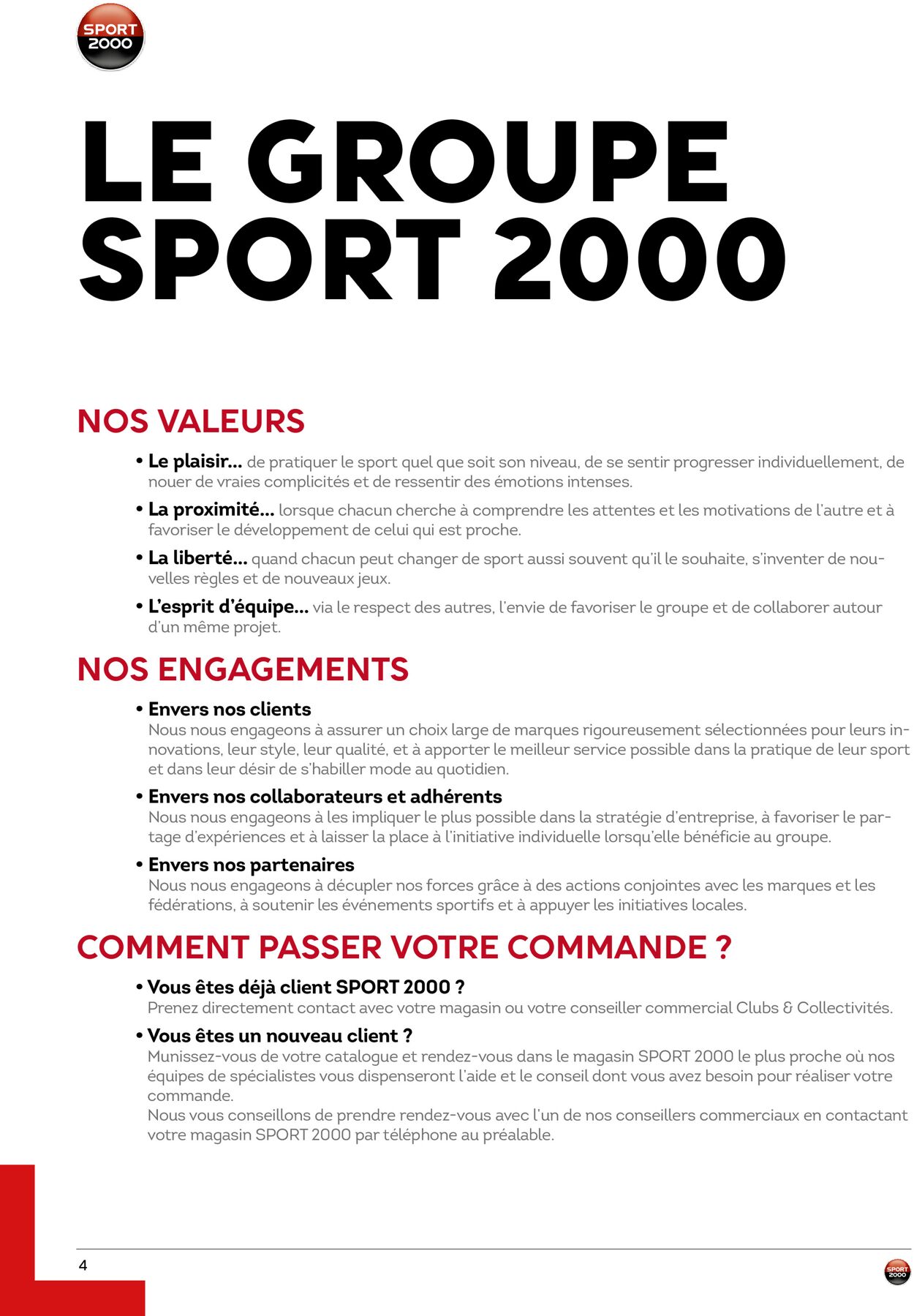 Sport 2000 Catalogue du 01.01.2024