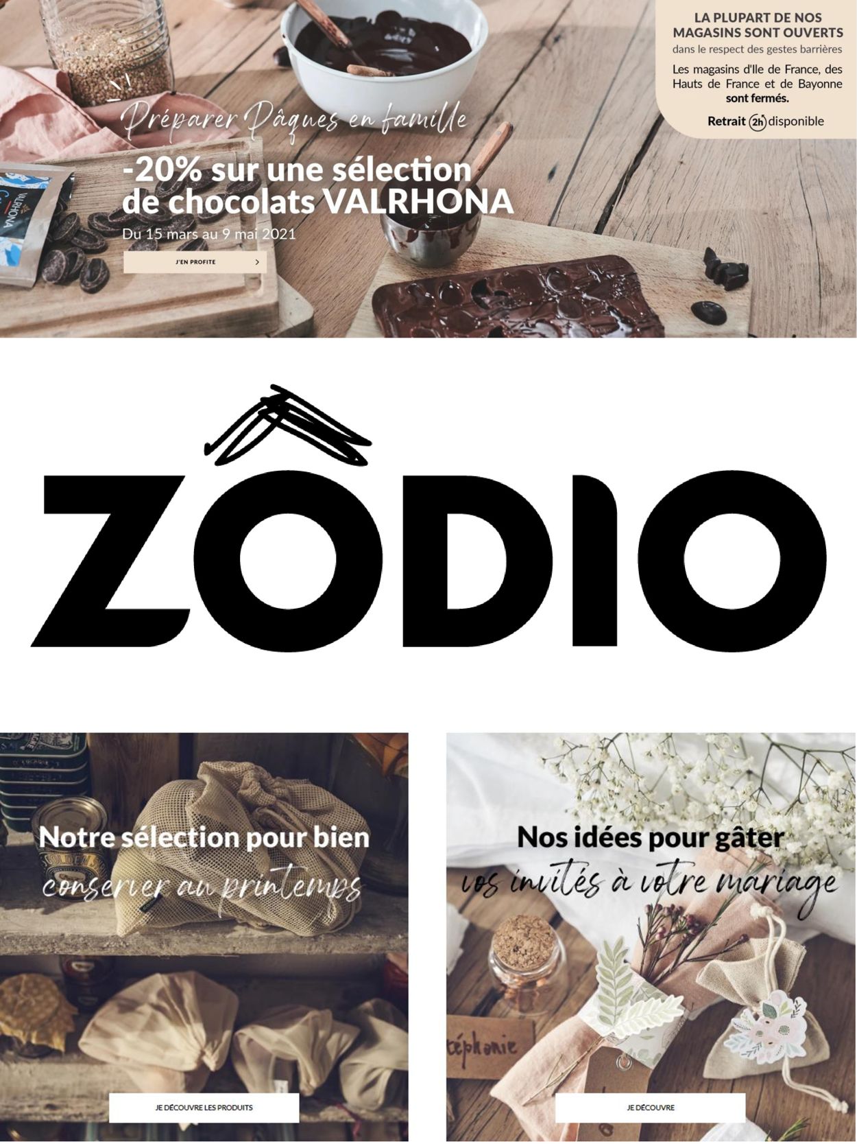 zodio Catalogue du 25.03.2021