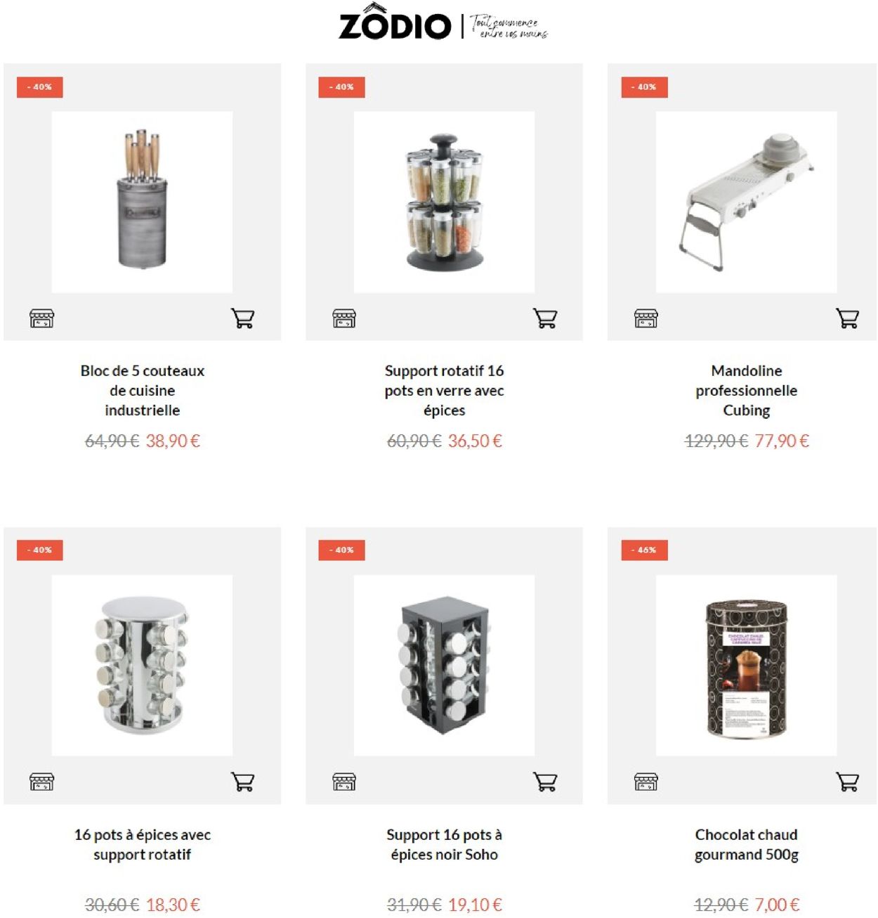 zodio Catalogue du 01.07.2022