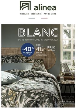 Catalogue Alinéa Catalogue OP Blanc 2021 du 28.12.2020