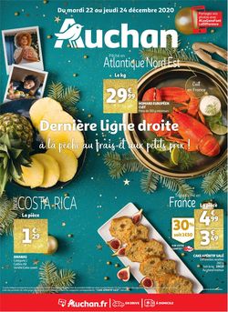 Catalogue Auchan Repas Fete Noel 2020 du 22.12.2020