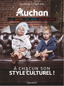 Catalogue Auchan Loisirs Culture Vacances Enfant 2021 du 06.02.2021